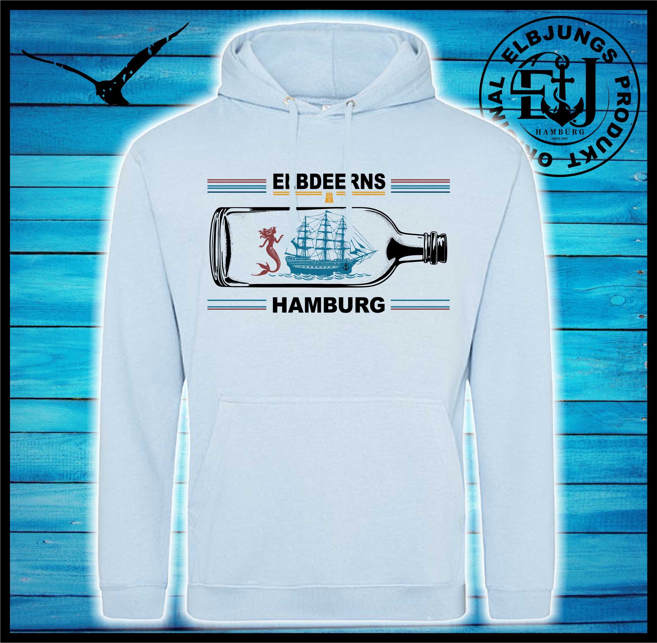 Elbdeerns "Buddelschiff" - Unisex Hoodie