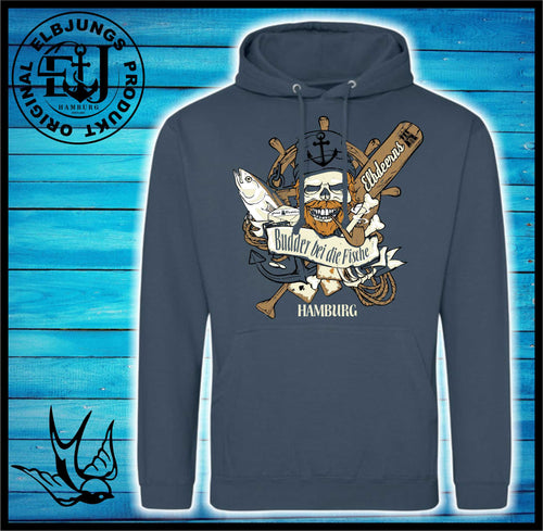 Elbdeerns "Budder bei die Fische" - Unisex Hoodie