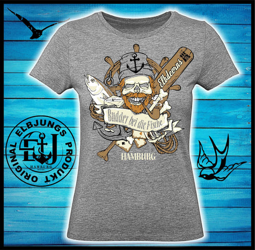 Elbdeerns "Budder bei die Fische" - Ladies Premium Shirt