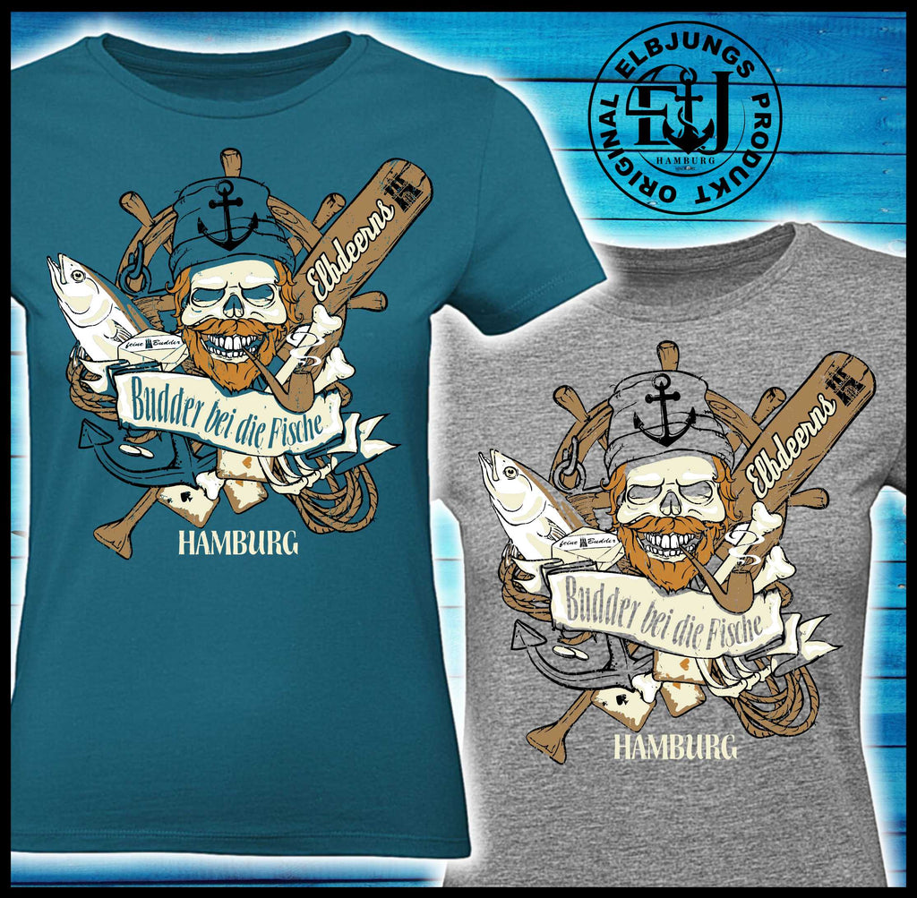 Elbdeerns "Budder bei die Fische" - Ladies Premium Shirt