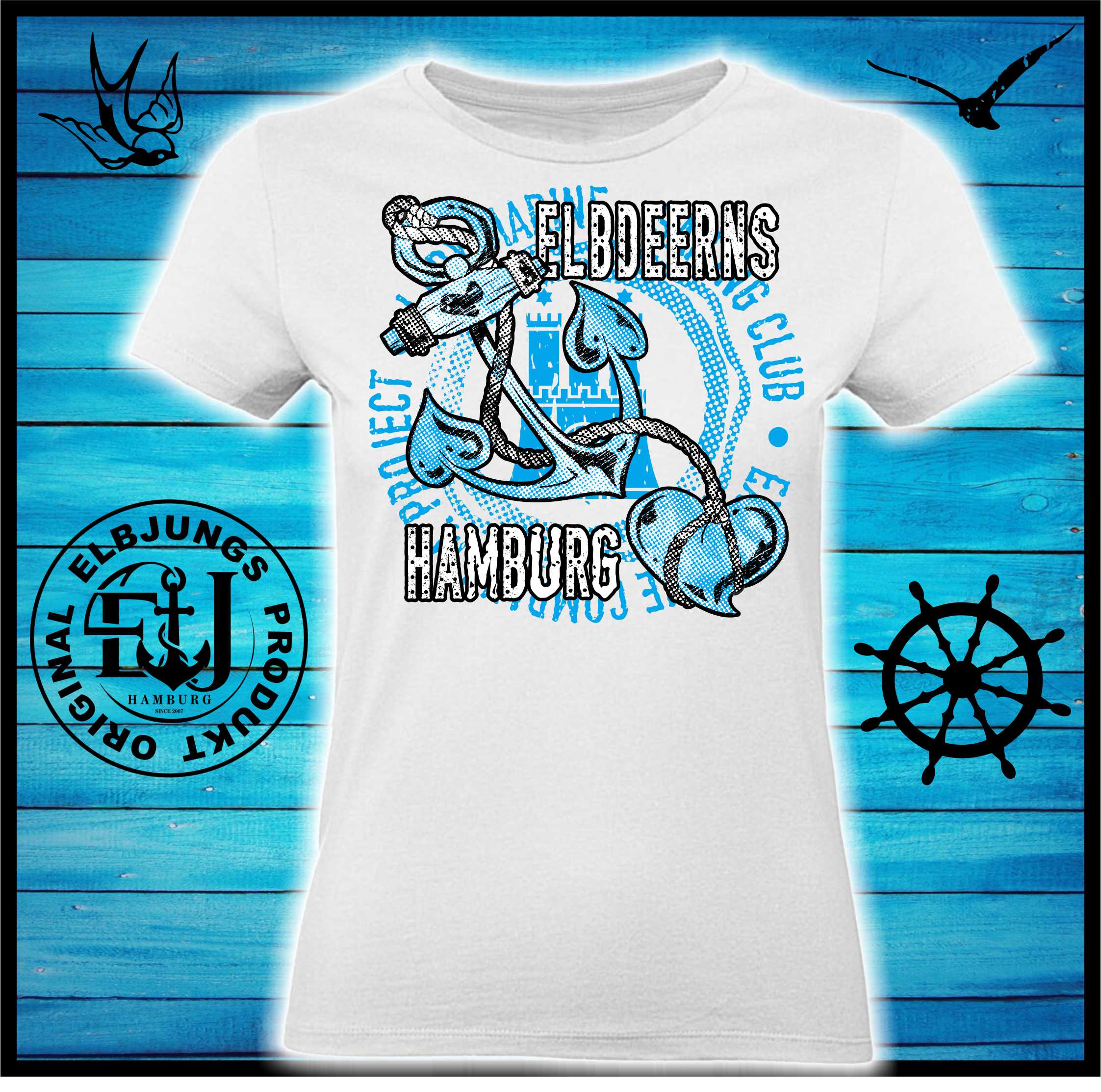 Elbdeerns "Club" - Ladies Premium Shirt