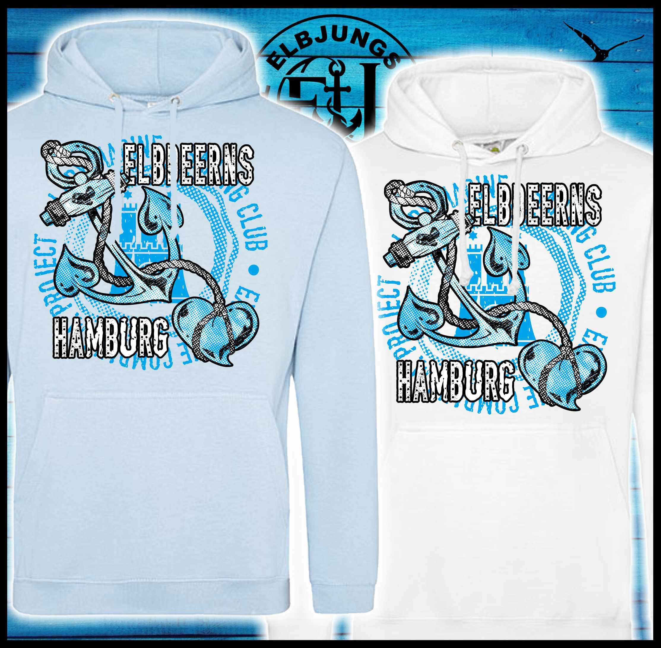 Elbdeerns "Club" - Unisex Hoodie