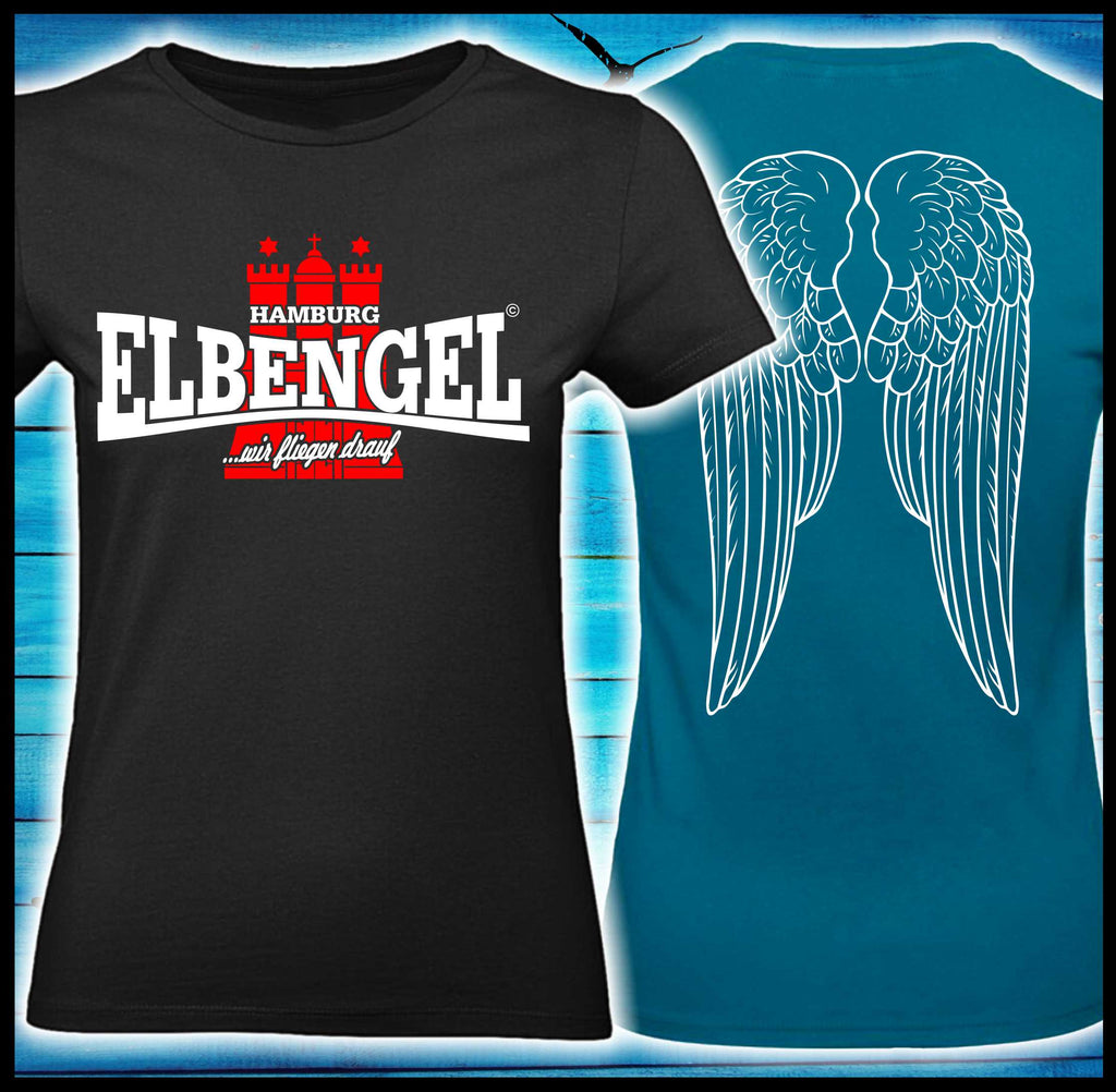 Elbengel "wir fliegen drauf" - Ladies Premium Shirt