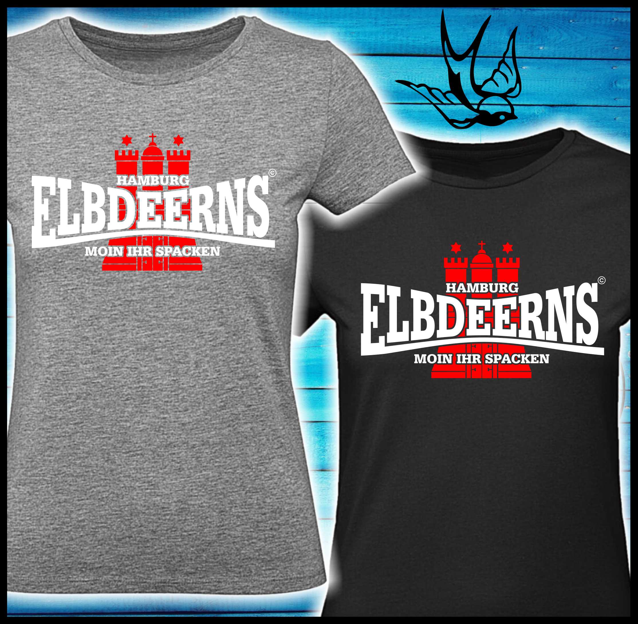 Elbdeerns "Moin ihr Spacken" - Ladies Premium Shirt