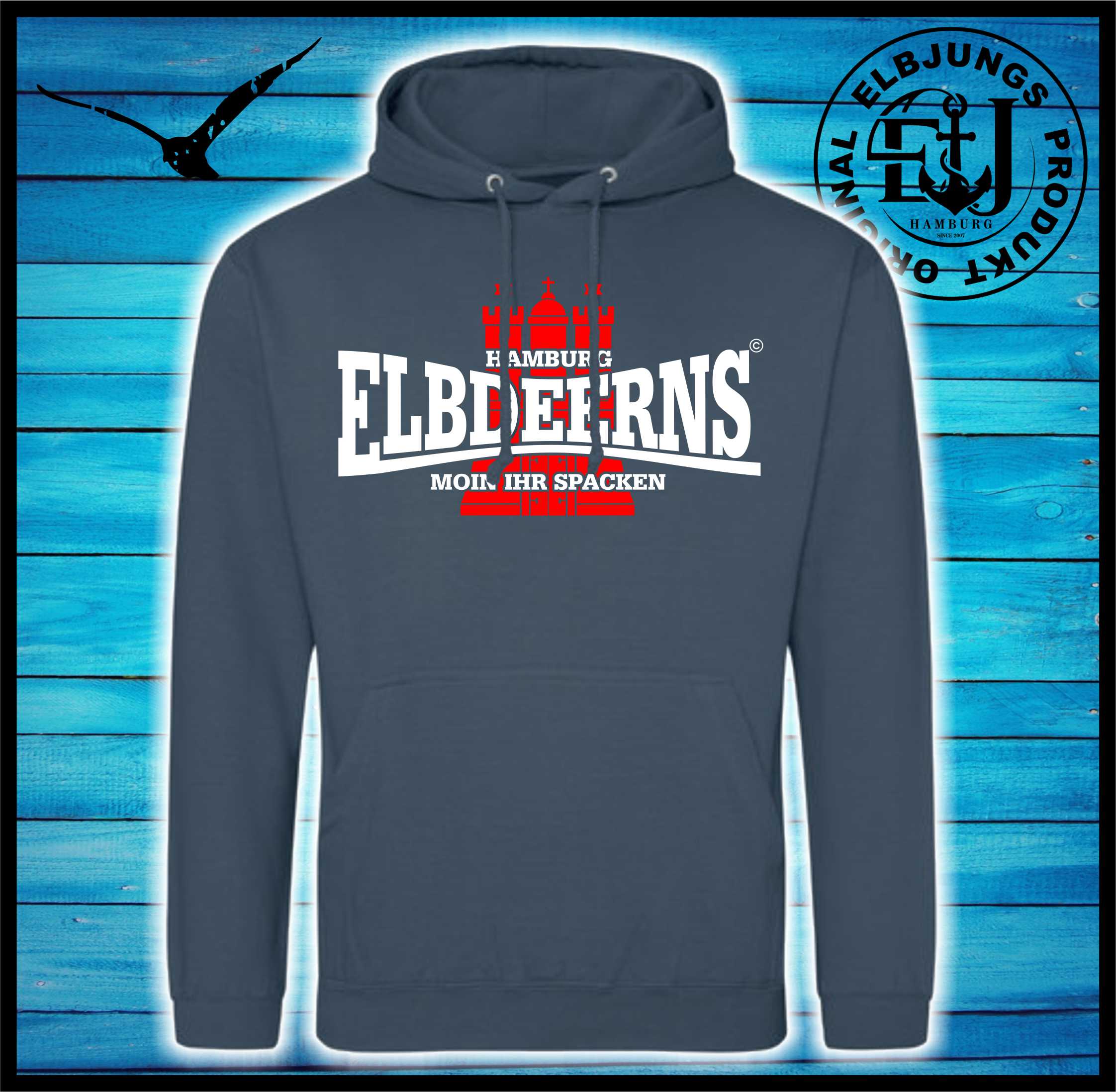 Elbdeerns "Moin ihr Spacken" - Unisex Hoodie