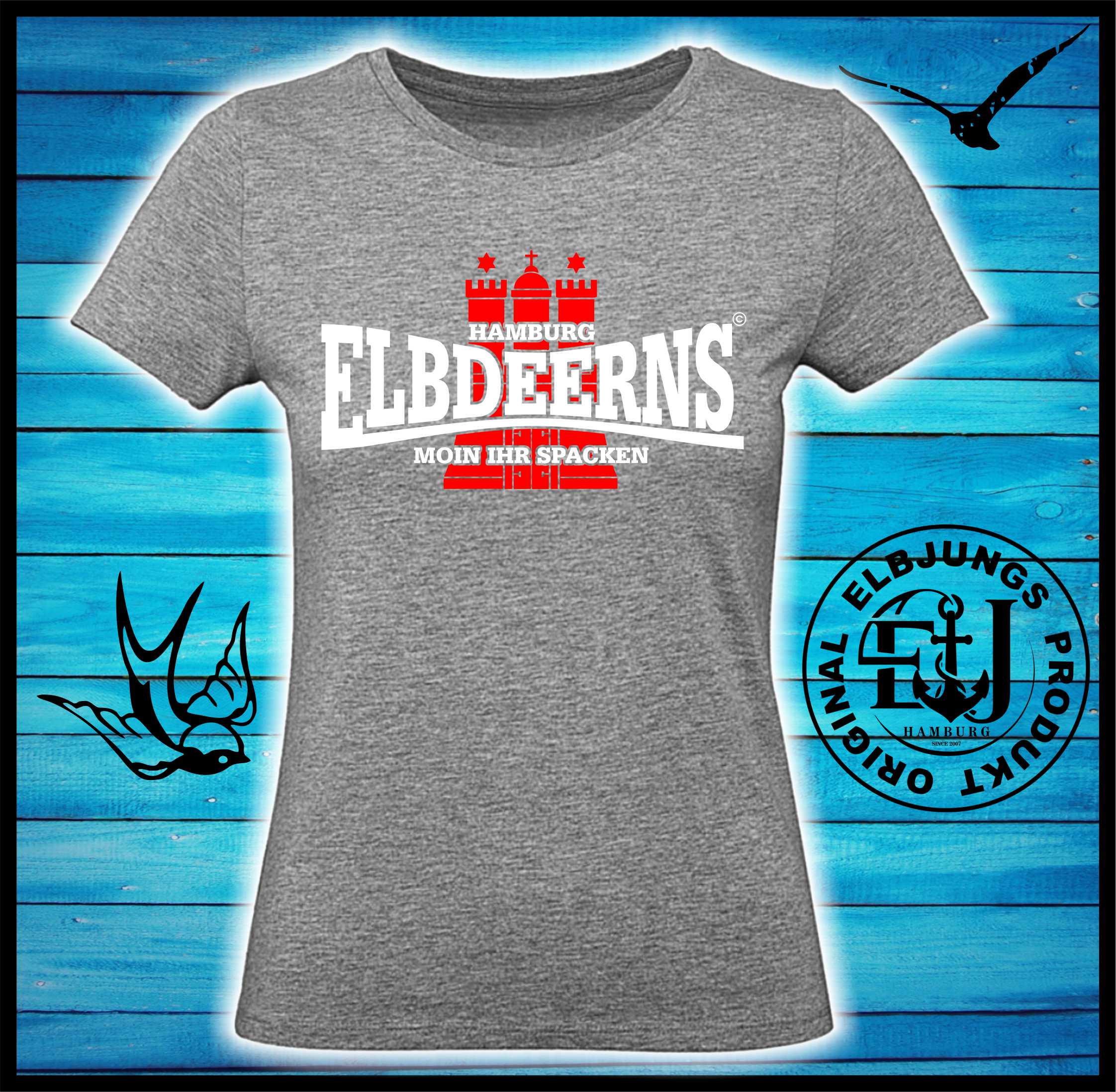 Elbdeerns "Moin ihr Spacken" - Ladies Premium Shirt