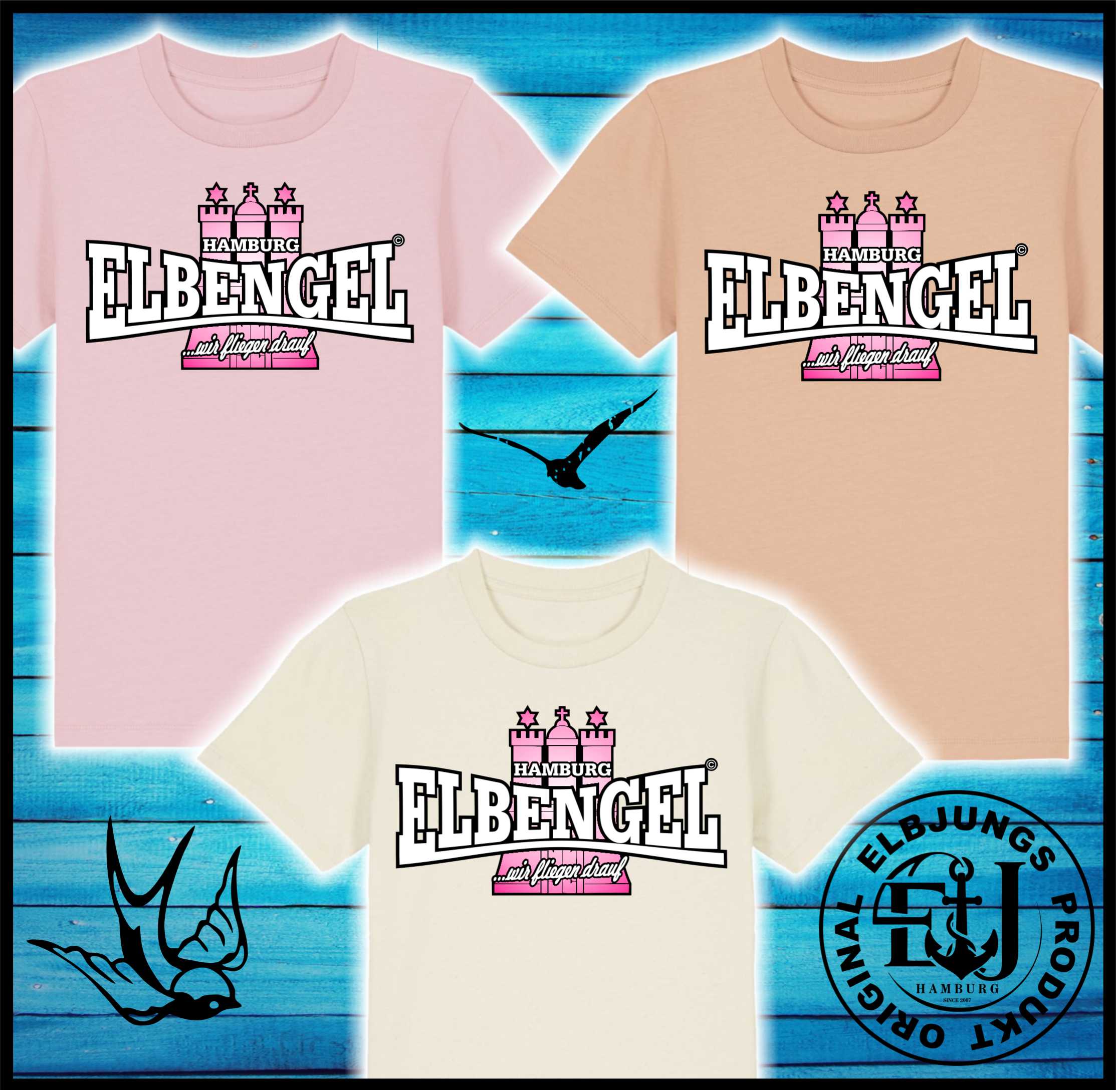 Kindershirt "Elbengel" - Kids Organic Shirt