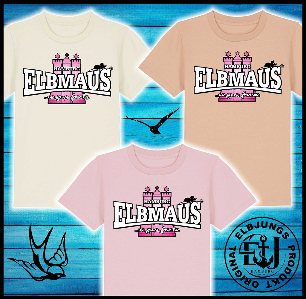 Kindershirt "Elbmaus" - Kids Organic Shirt