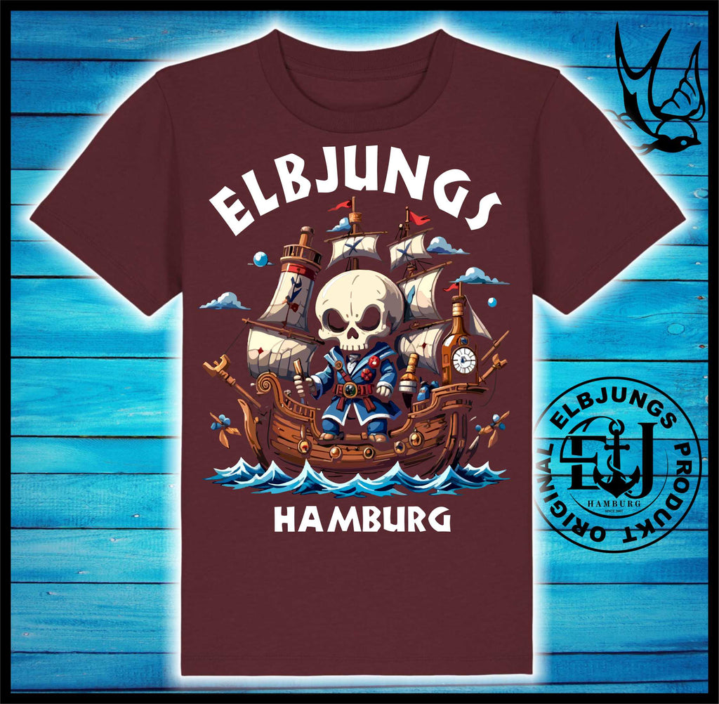Kindershirt "Elbpirat" - Kids Organic Shirt