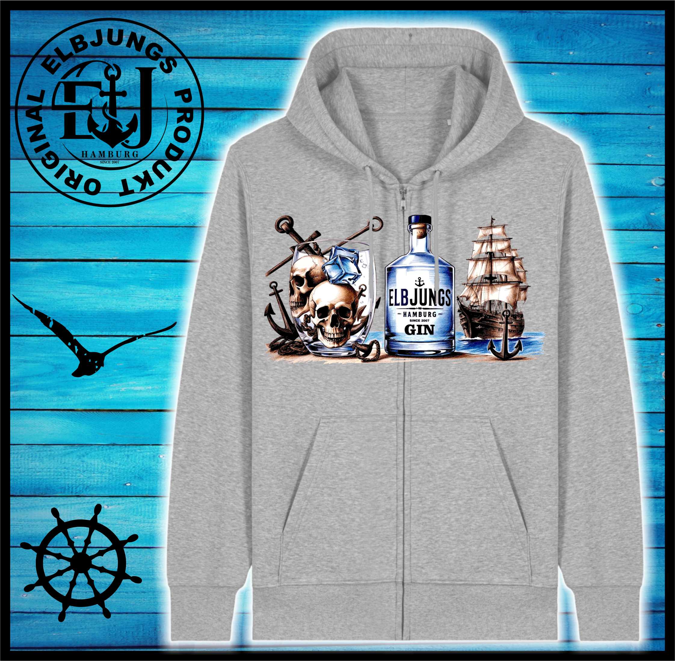 Elbjungs - GIN - Organic Zipper