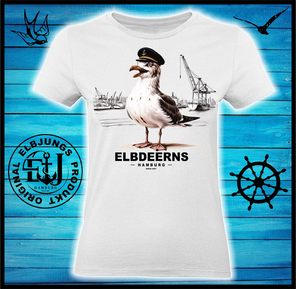 Elbdeerns "Hafenmöwe" - Ladies Premium Shirt