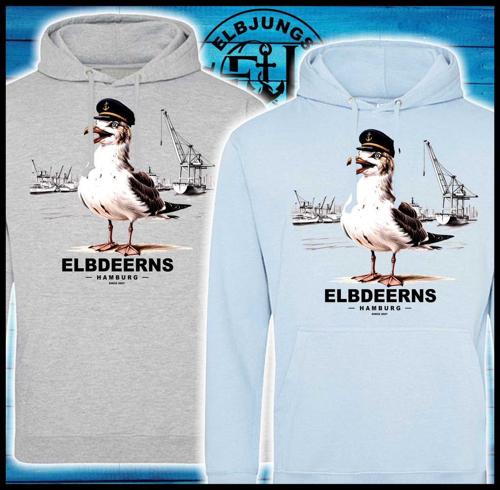 Elbdeerns "Hafenmöwe" - Unisex Hoodie