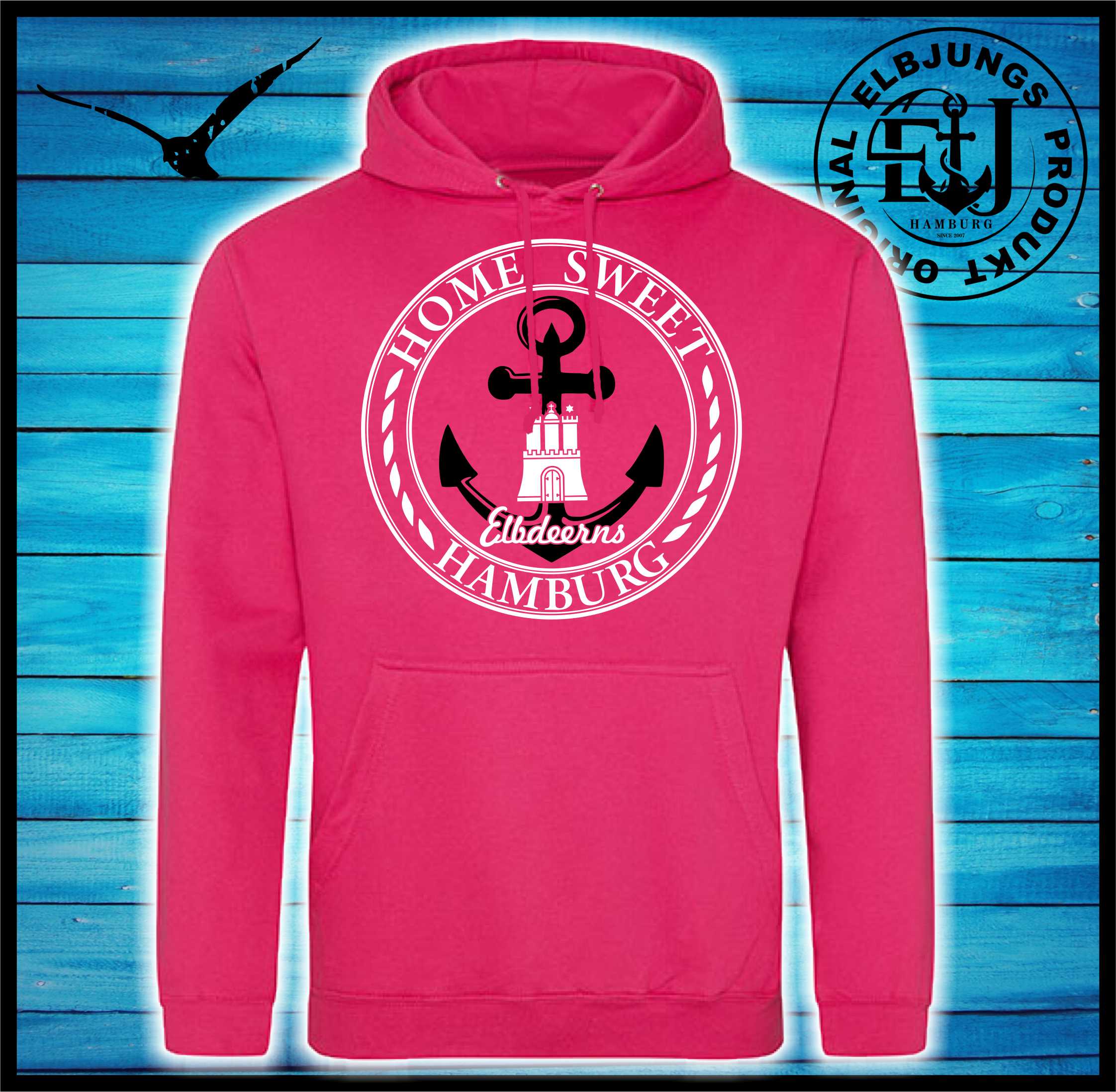 Elbdeerns "Home Sweet Hamburg" - Unisex Hoodie