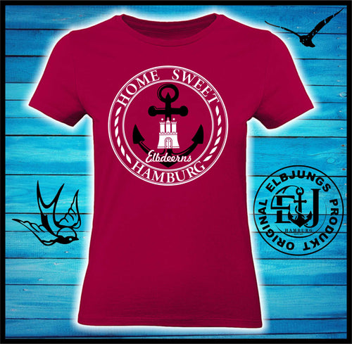 Elbdeerns "Home Sweet Hamburg" - Ladies Premium Shirt