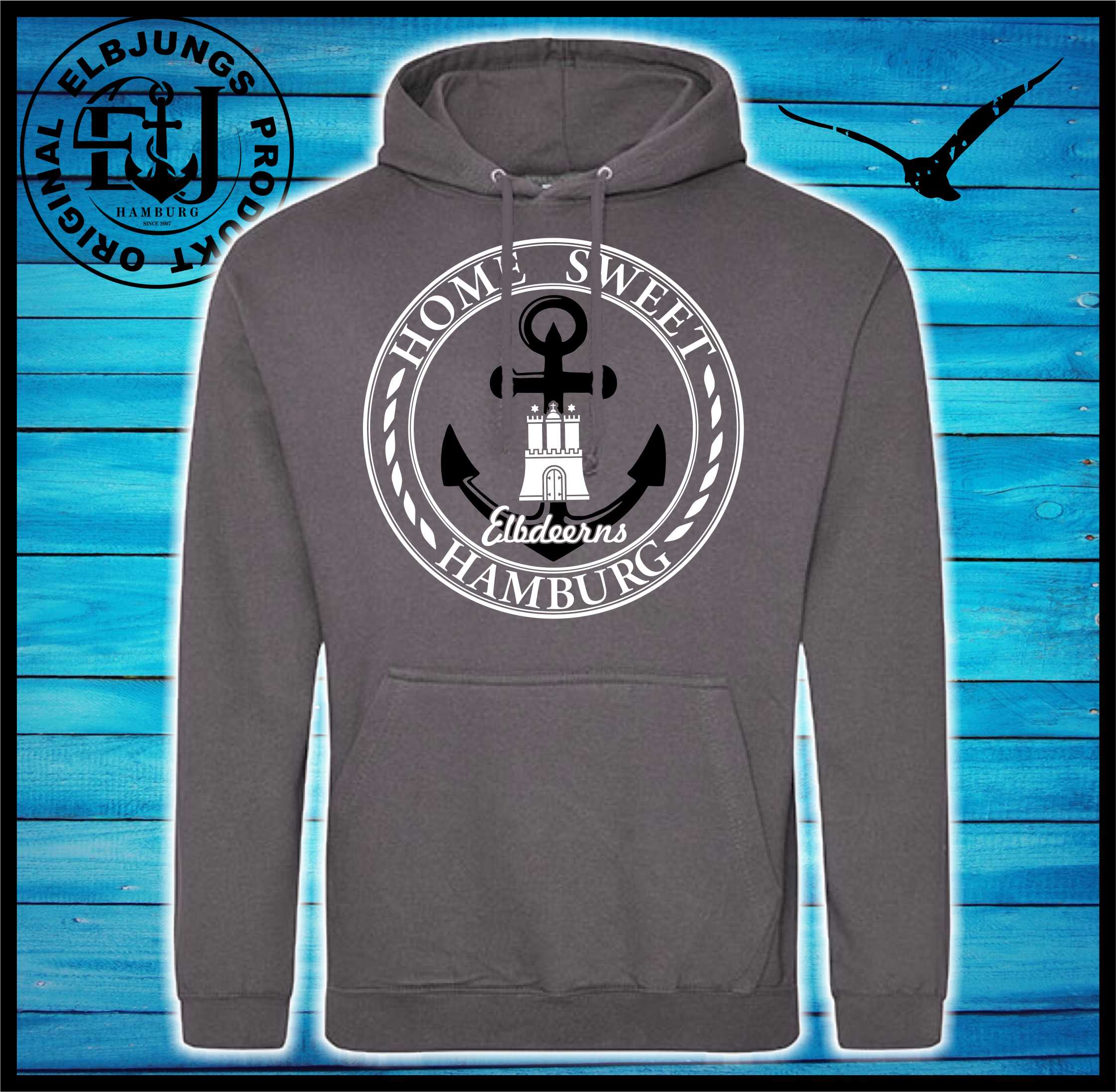 Elbdeerns "Home Sweet Hamburg" - Unisex Hoodie