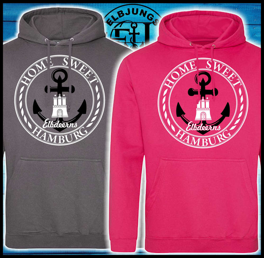 Elbdeerns "Home Sweet Hamburg" - Unisex Hoodie
