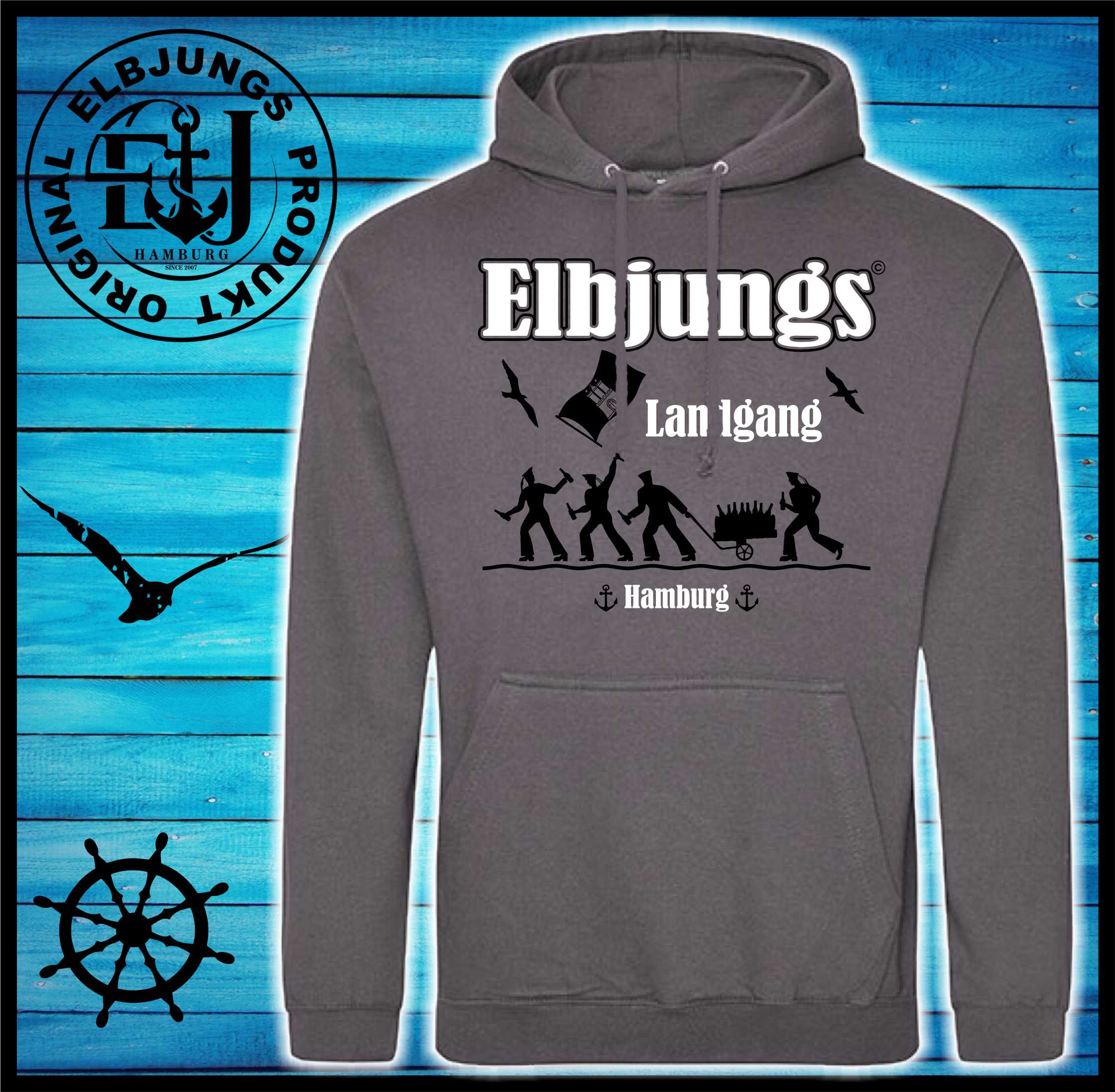 Elbjungs "Landgang" - Unisex Hoodie