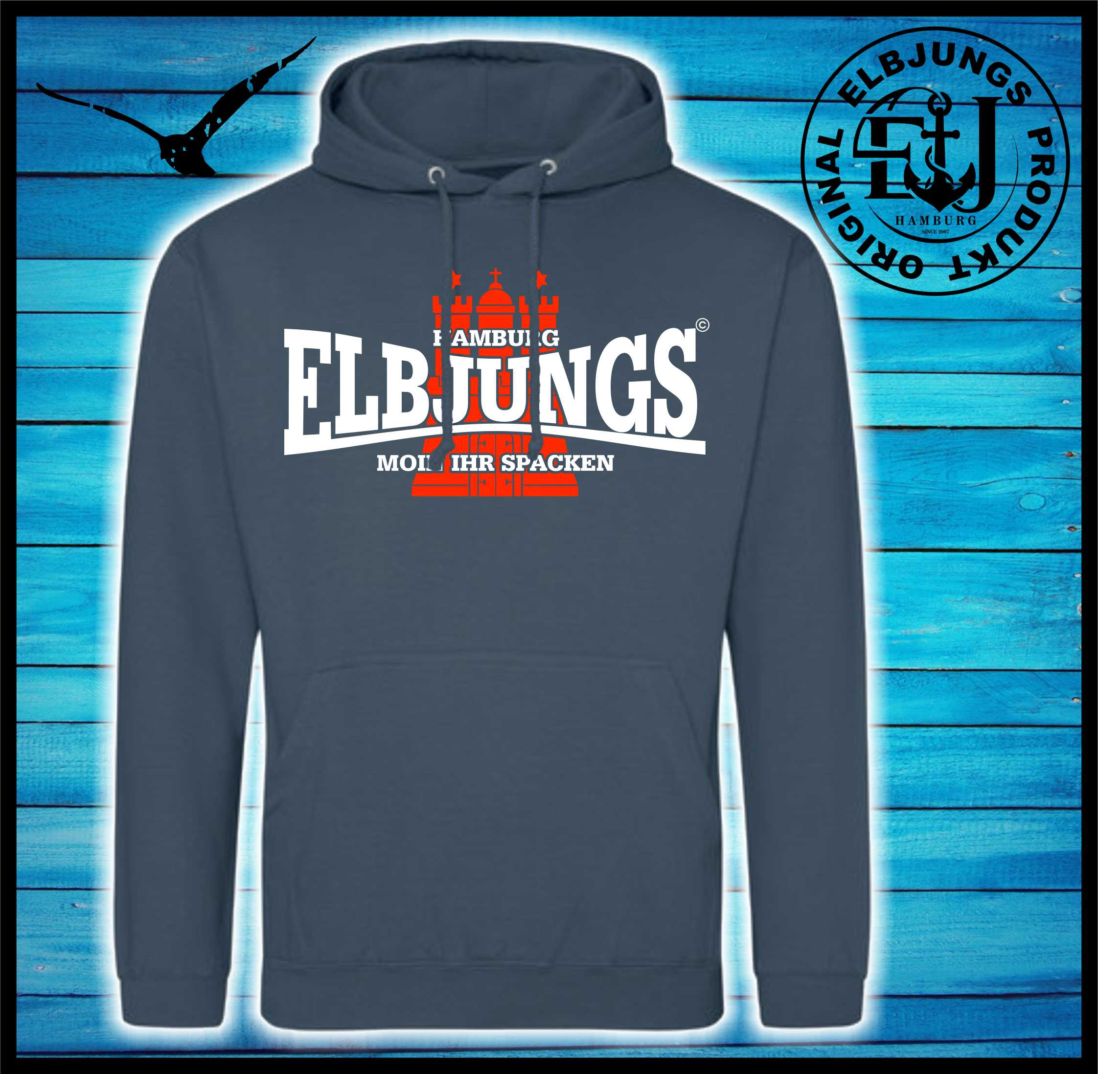 Elbjungs "Moin ihr Spacken" - Unisex Hoodie