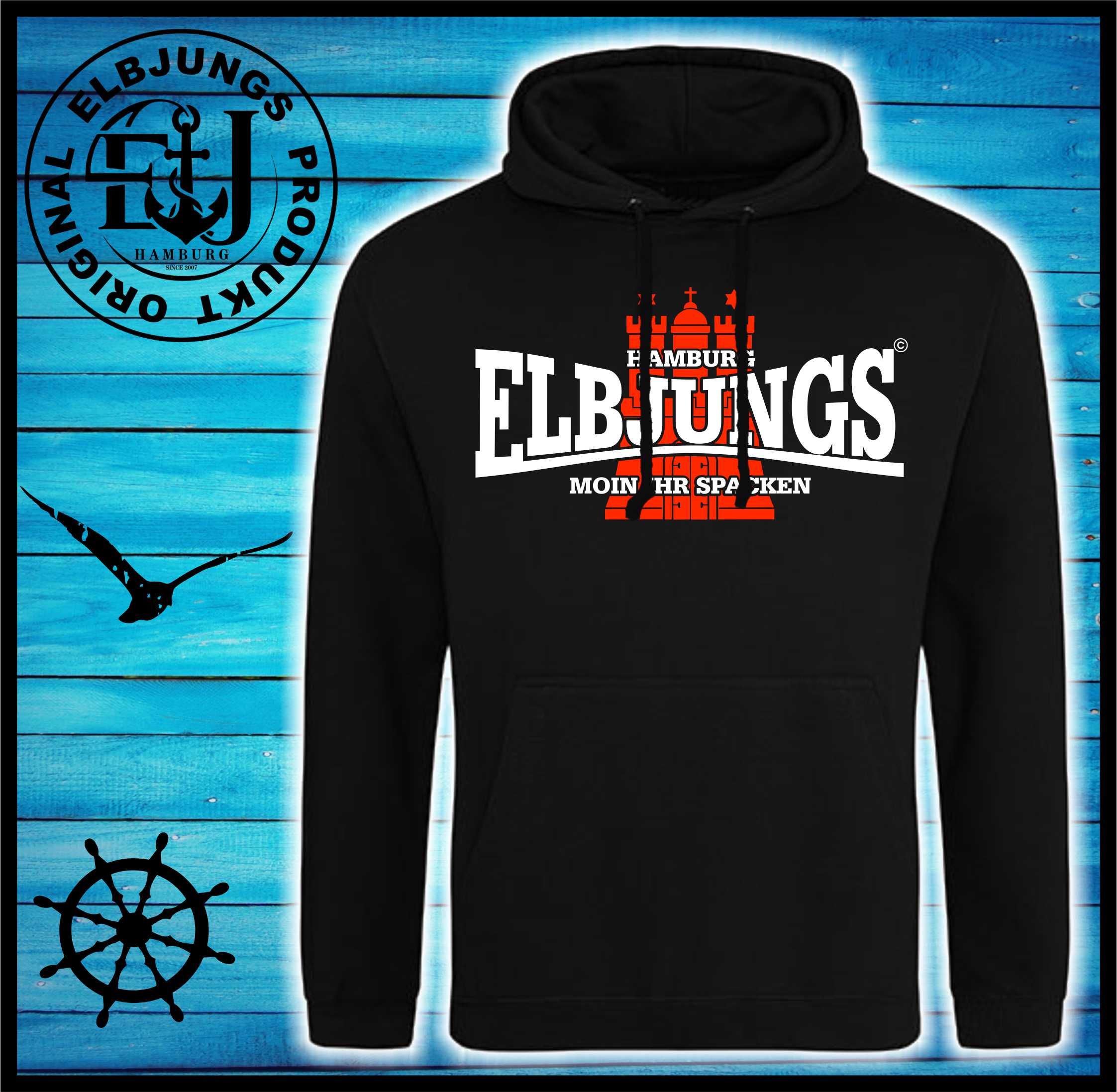 Elbjungs "Moin ihr Spacken" - Unisex Hoodie