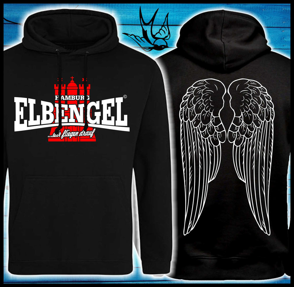 Elbengel "wir fliegen drauf" - Unisex Hoodie