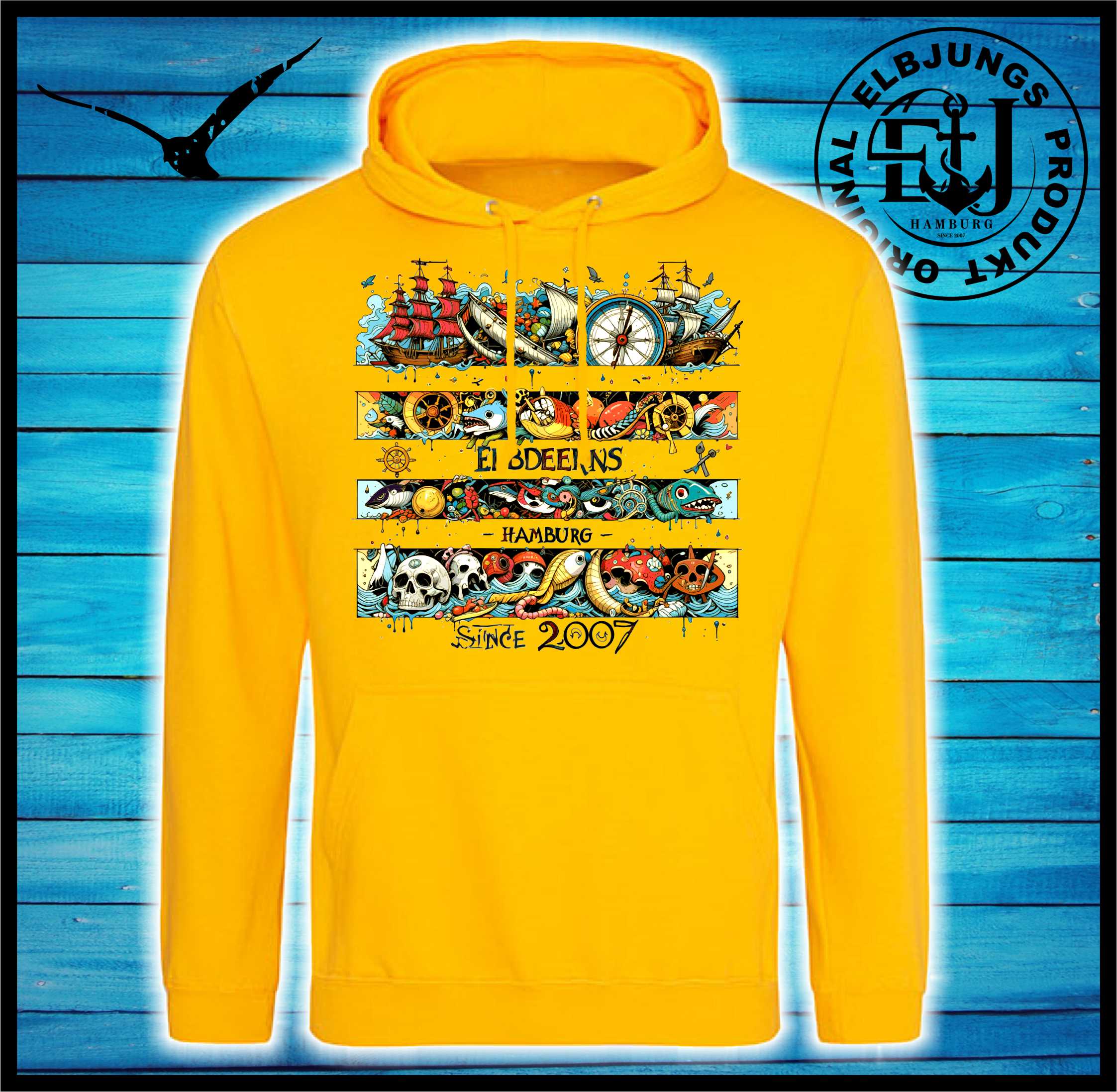 Elbdeerns "Kuddelmuddel" - Unisex Hoodie