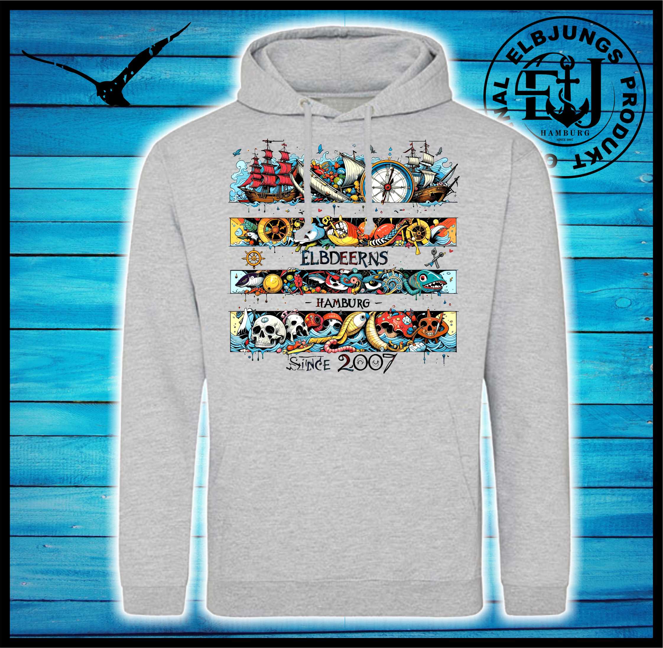 Elbdeerns "Kuddelmuddel" - Unisex Hoodie