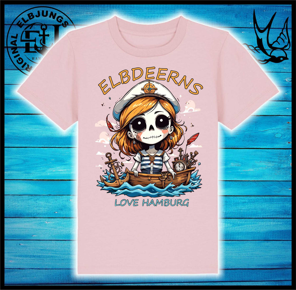 Kindershirt "Love Hamburg" - Kids Organic Shirt