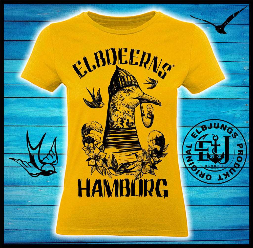 Elbdeerns "Lütt Möw" - Ladies Premium Shirt