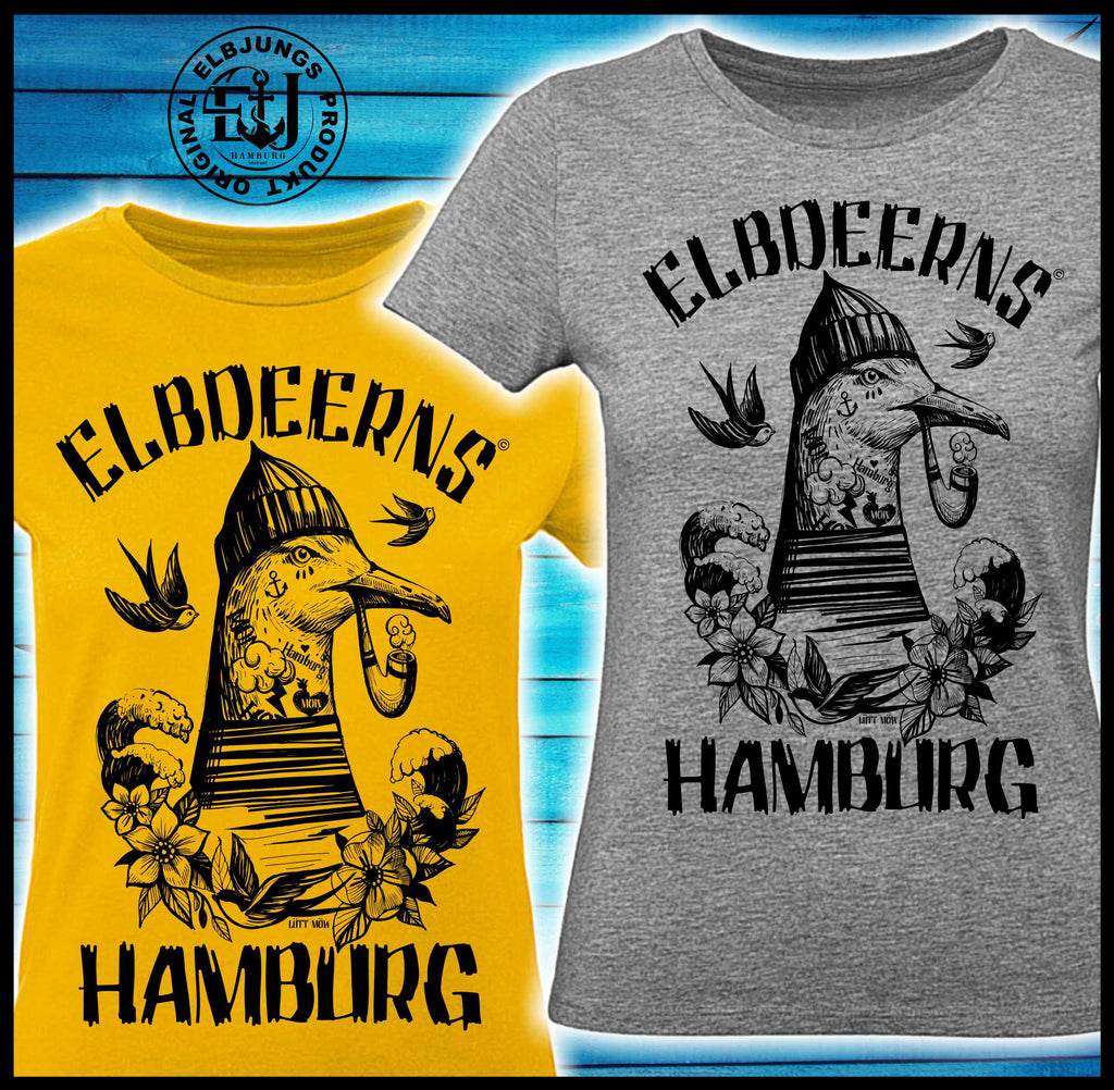 Elbdeerns "Lütt Möw" - Ladies Premium Shirt