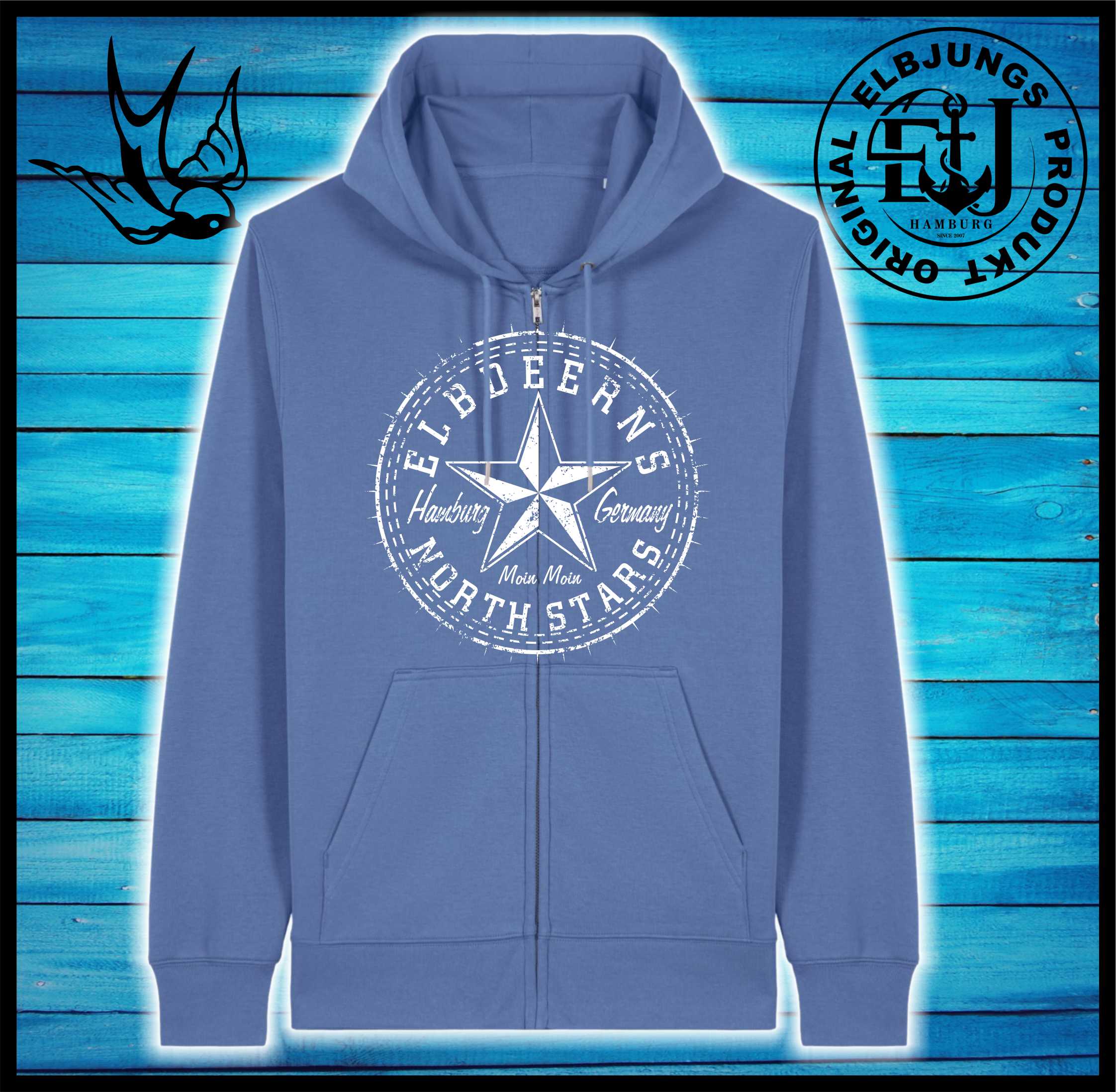 Elbdeerns "North Stars" - Organic Zipper