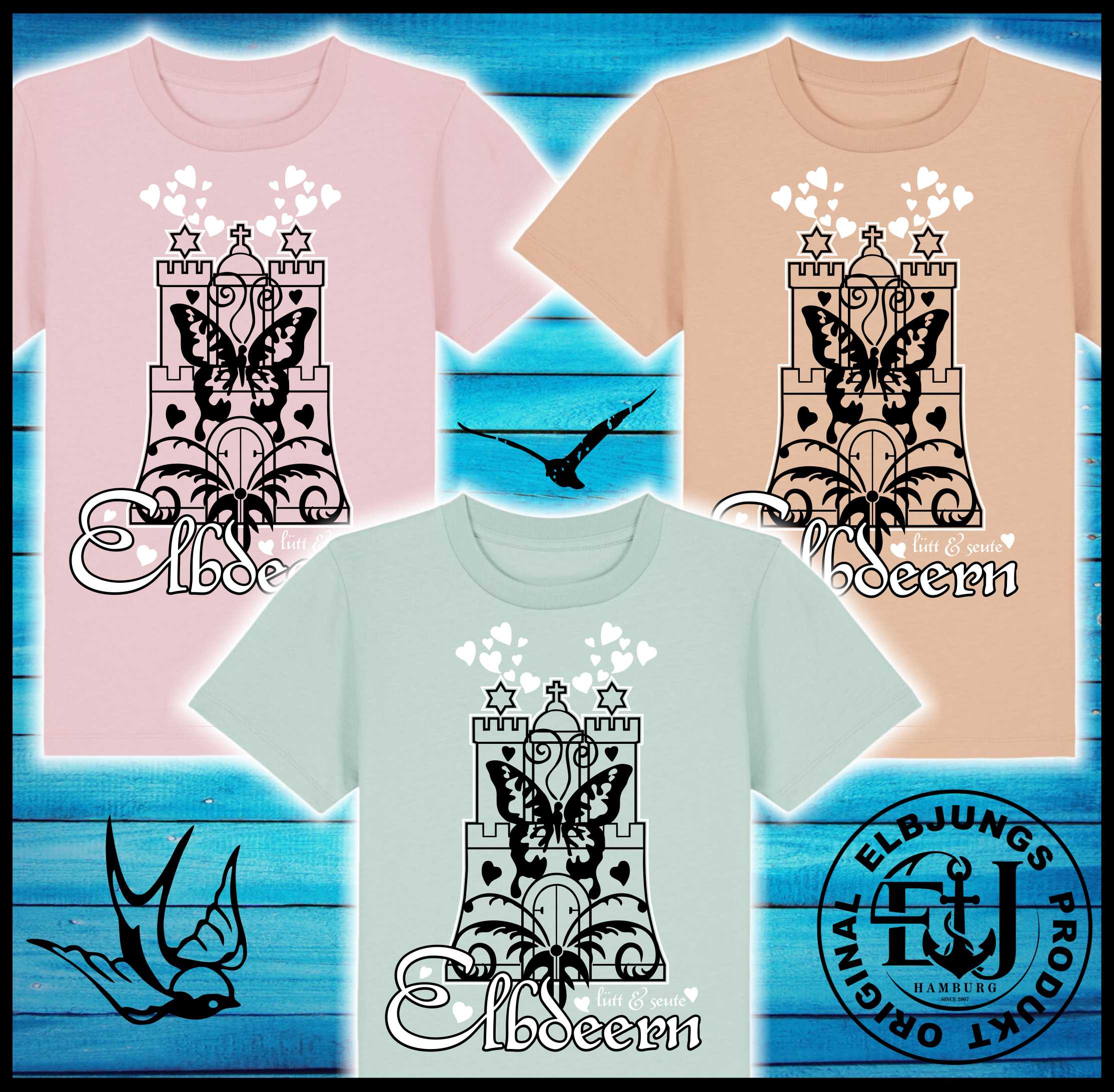 Kindershirt "Schmetterling" - Kids Organic Shirt