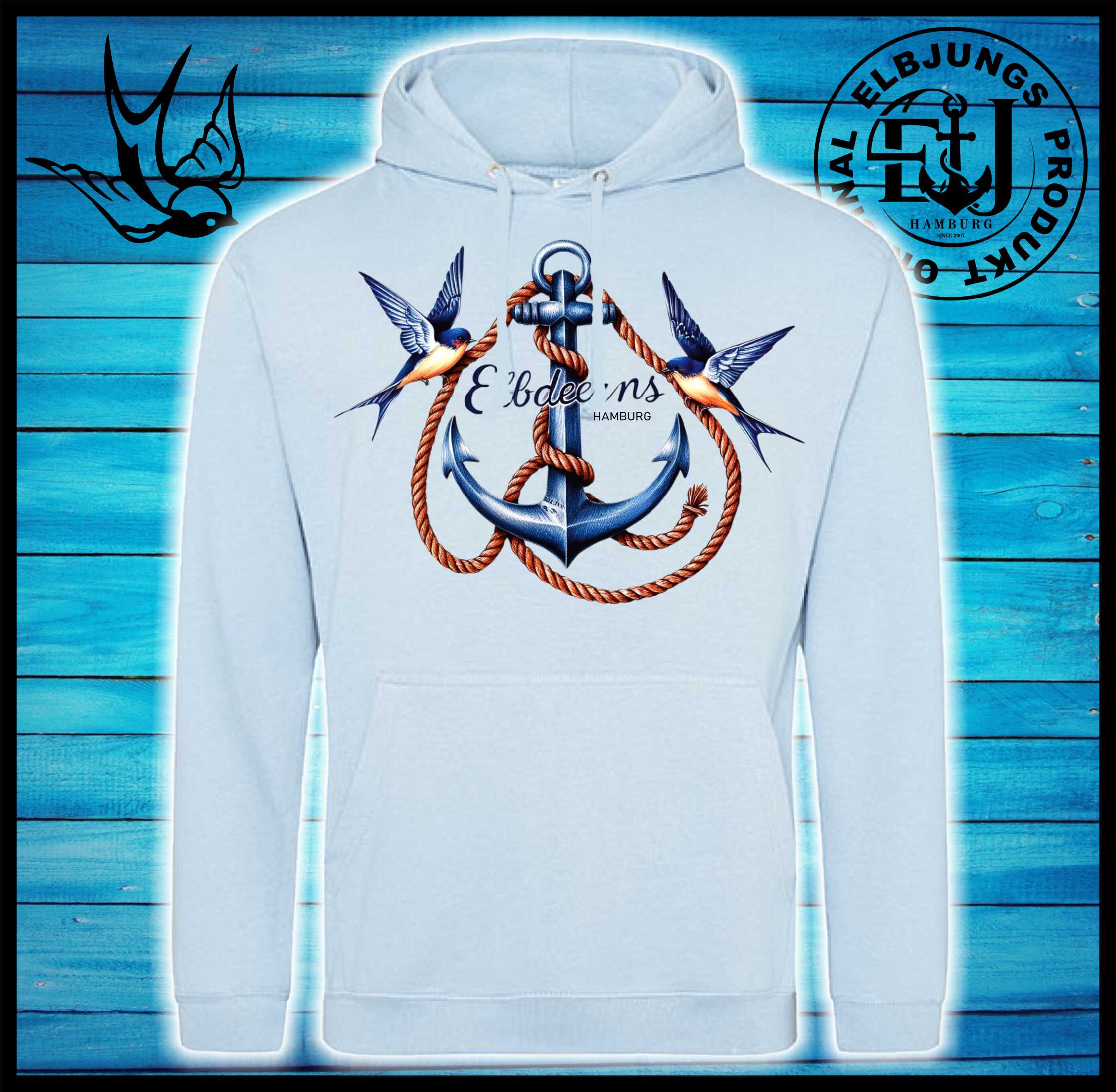 Elbdeerns "Schwalben" - Unisex Hoodie