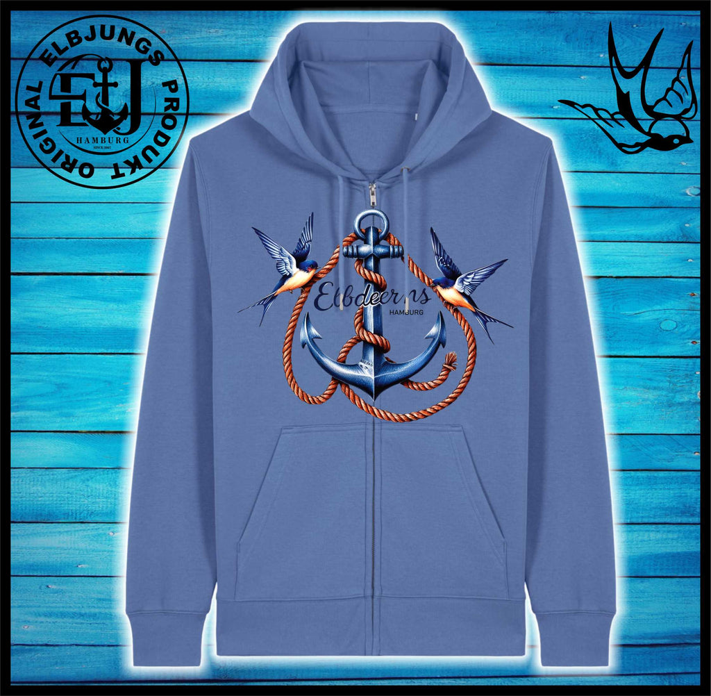 Elbdeerns "Schwalben" - Organic Zipper