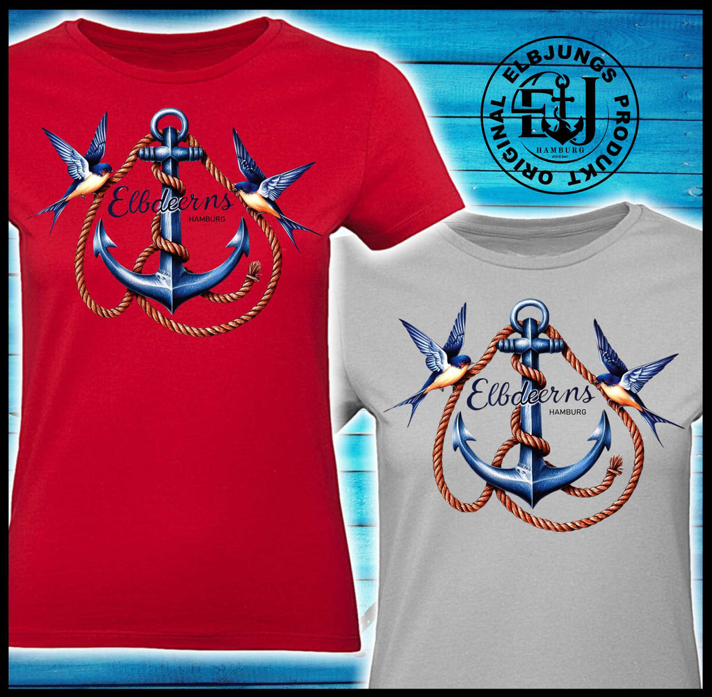 Elbdeerns "Schwalben" - Ladies Premium Shirt
