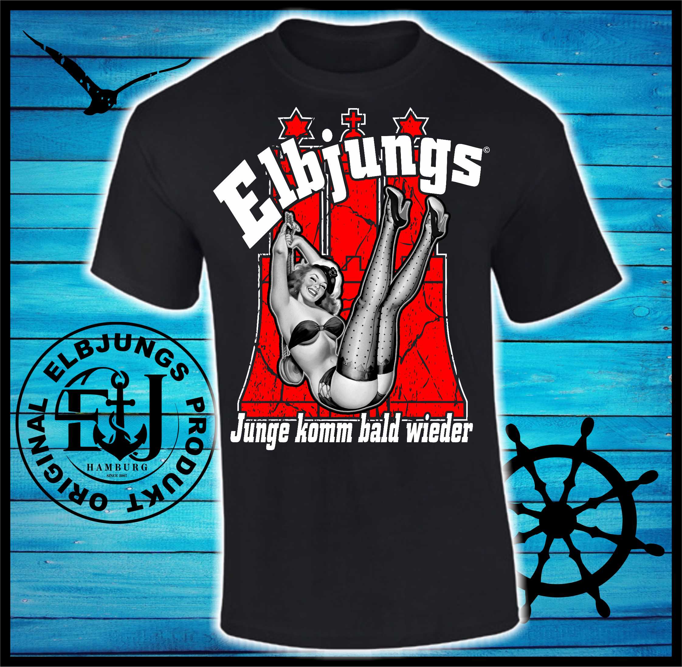 Elbjungs "Junge komm bald wieder" - Heavy Cotton T-Shirt