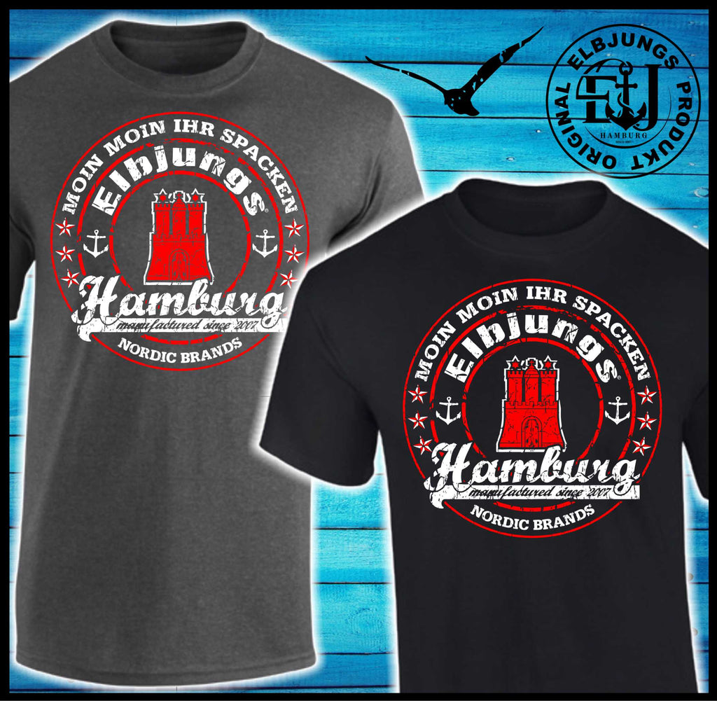 T-Shirt Elbjungs "Stamp 2" - Heavy Cotton T-Shirt