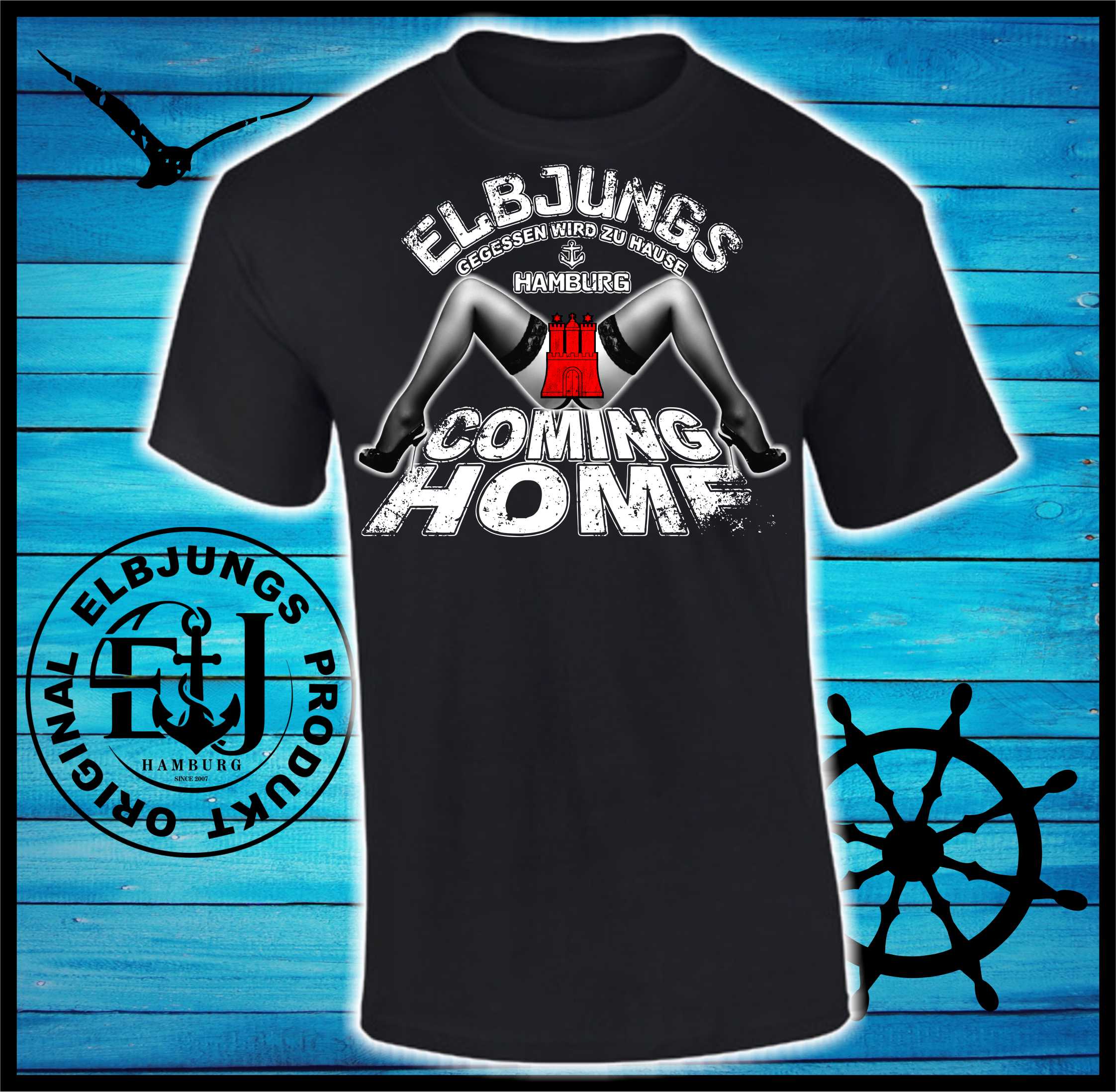 Elbjungs "gegessen wird zu Hause" - Heavy Cotton T-Shirt