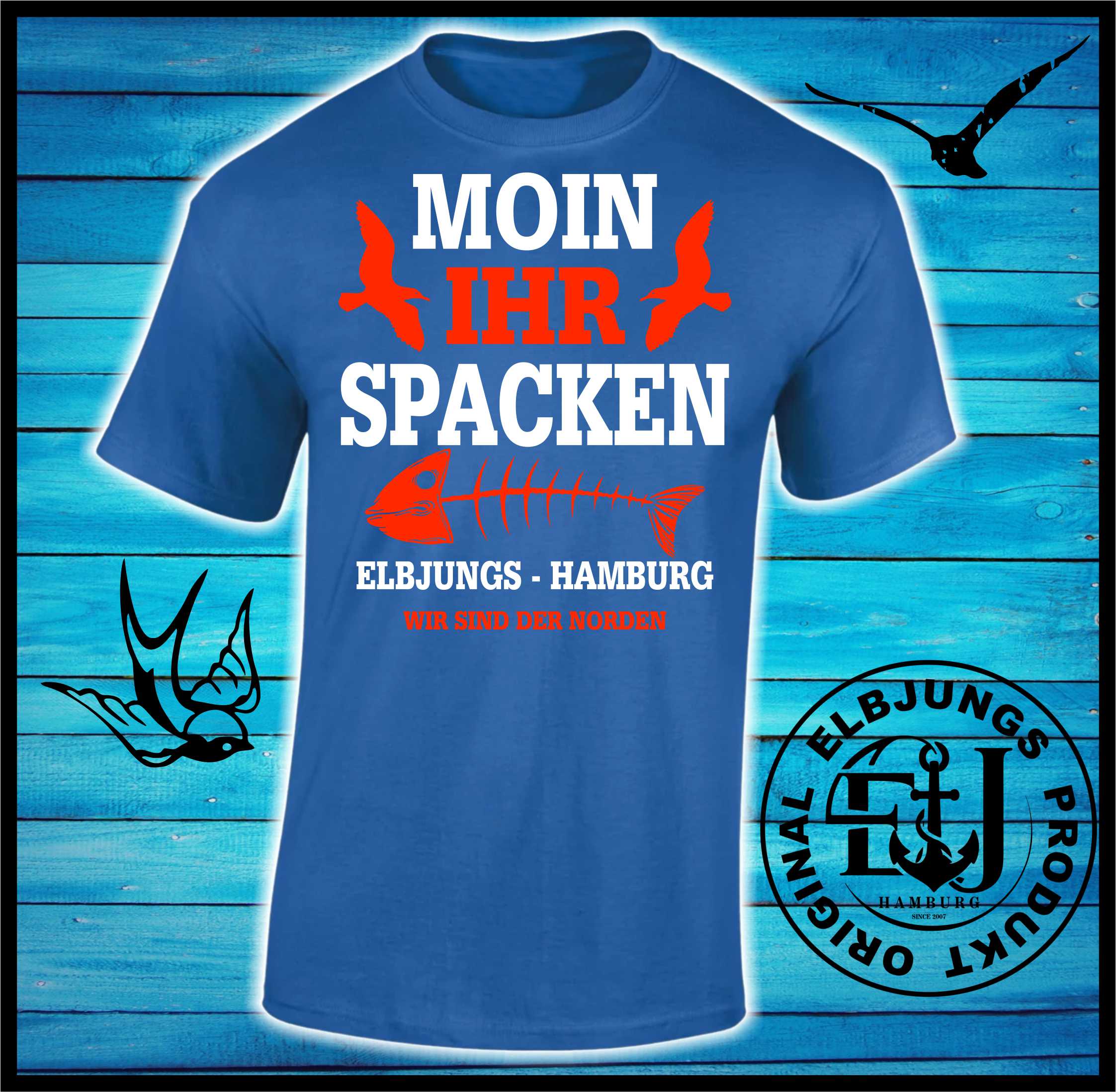 Elbjungs "Wir sind der Norden" - Heavy Cotton T-Shirt