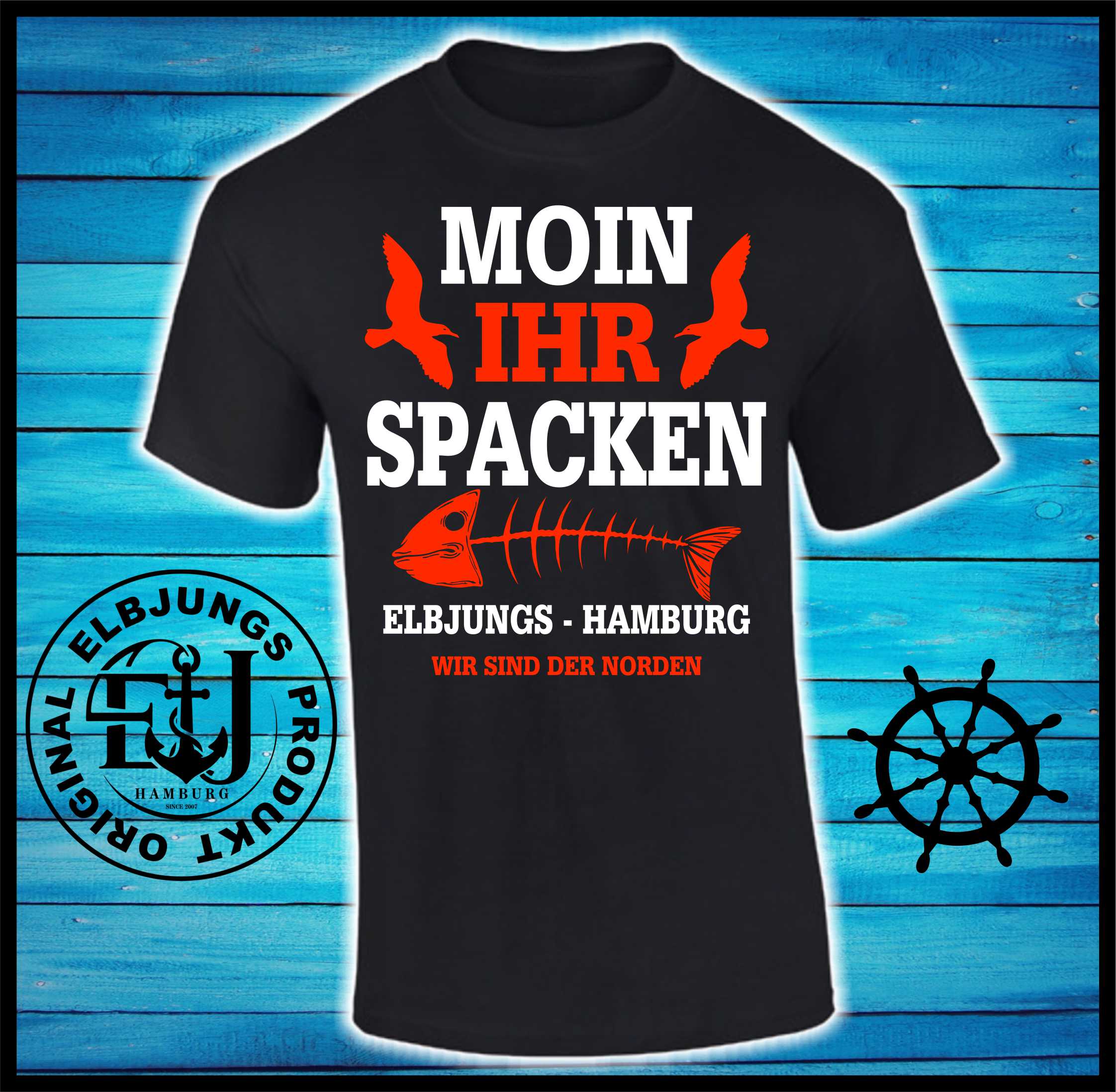 Elbjungs "Wir sind der Norden" - Heavy Cotton T-Shirt