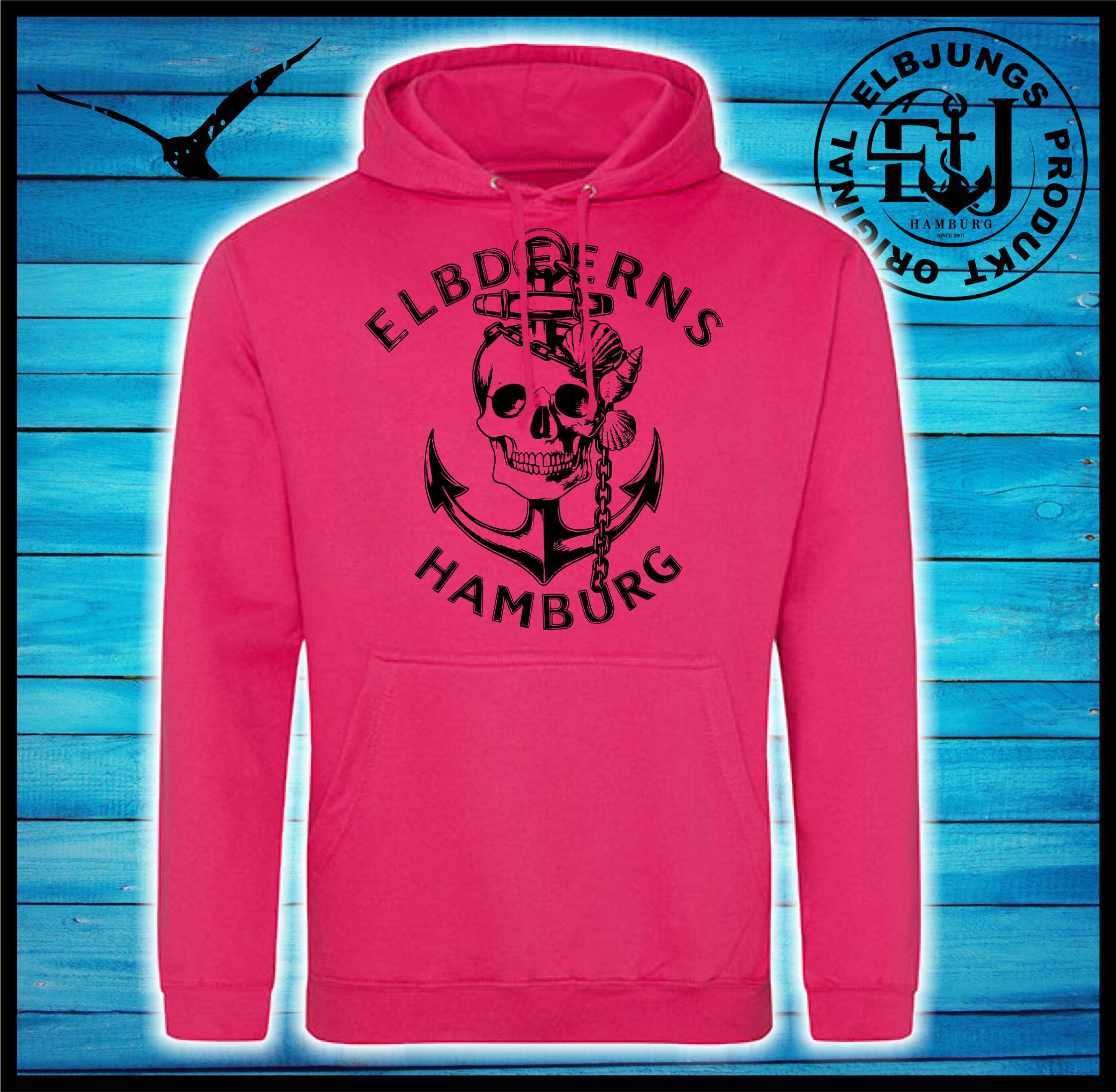 Elbdeerns "Skull & Chain" - Unisex Hoodie