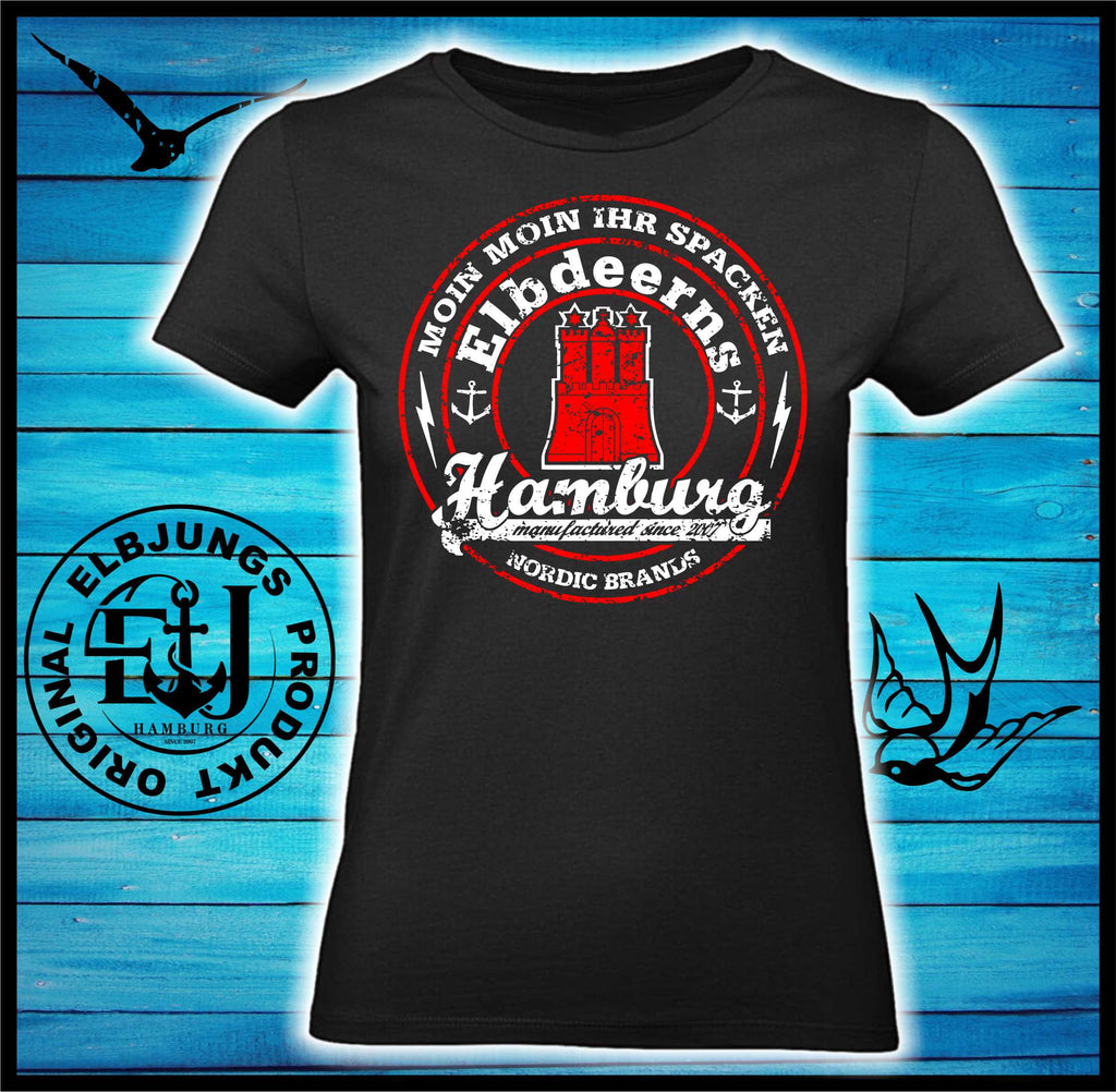 Elbdeerns "Stamp 2" - Ladies Premium Shirt