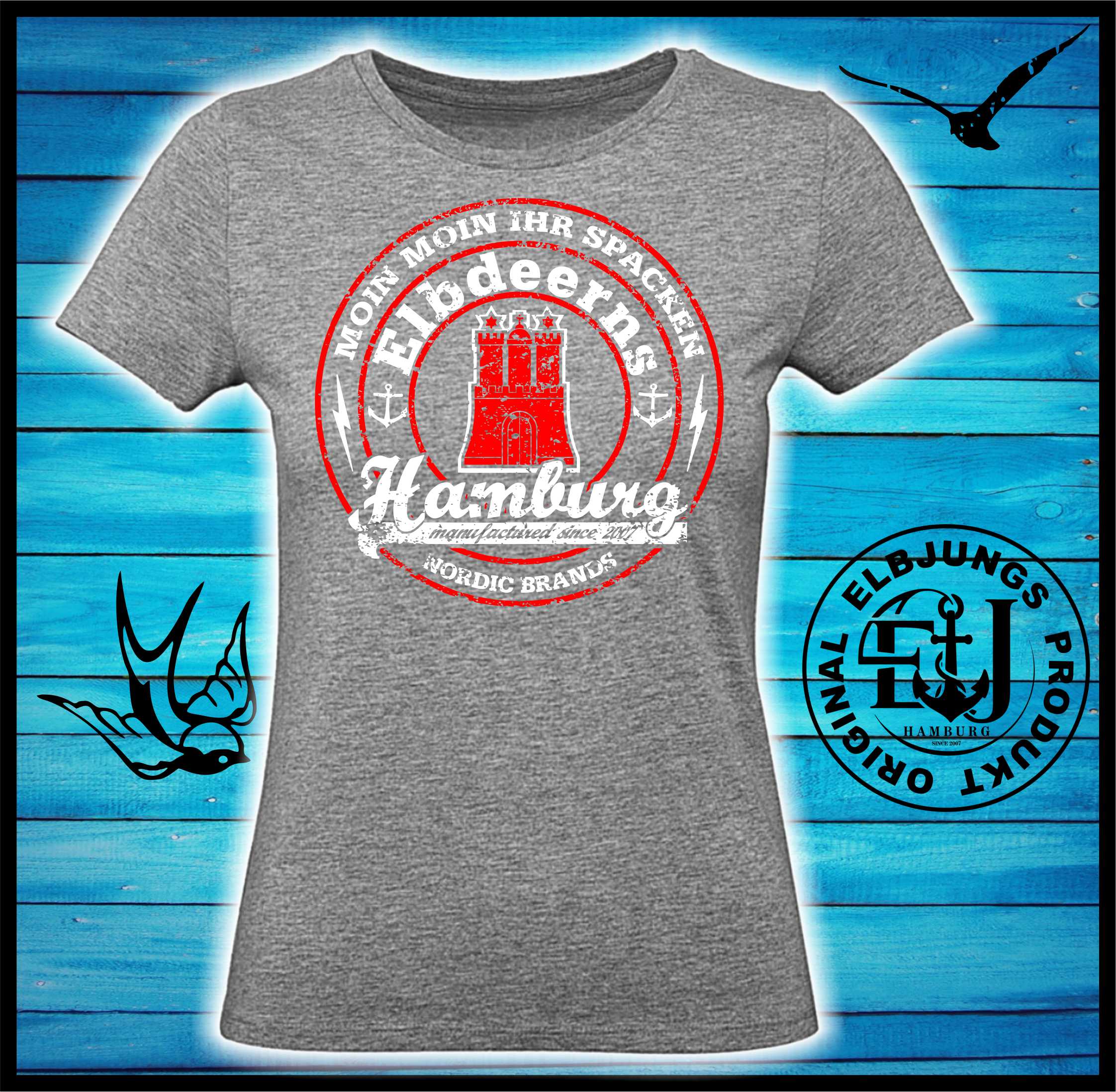 Elbdeerns "Stamp 2" - Ladies Premium Shirt