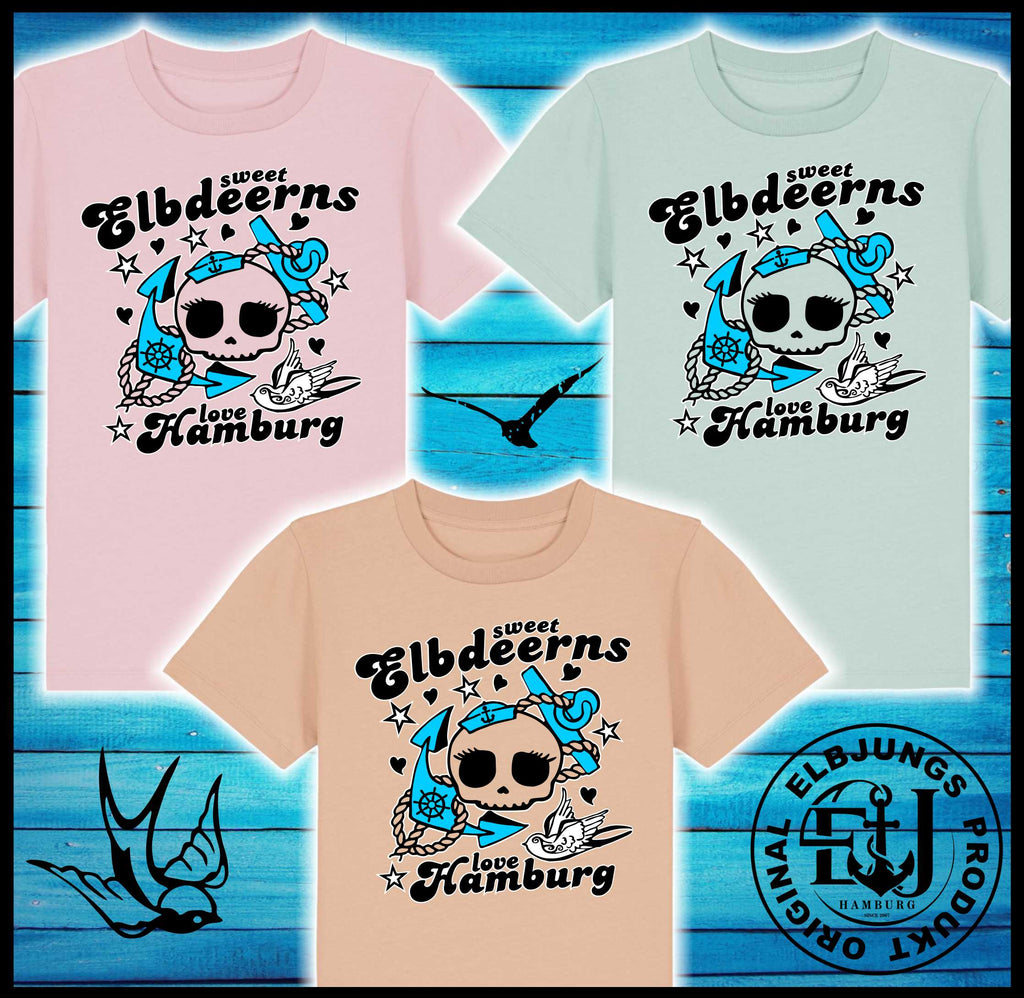 Kindershirt "sweet Elbdeerns" - Kids Organic Shirt