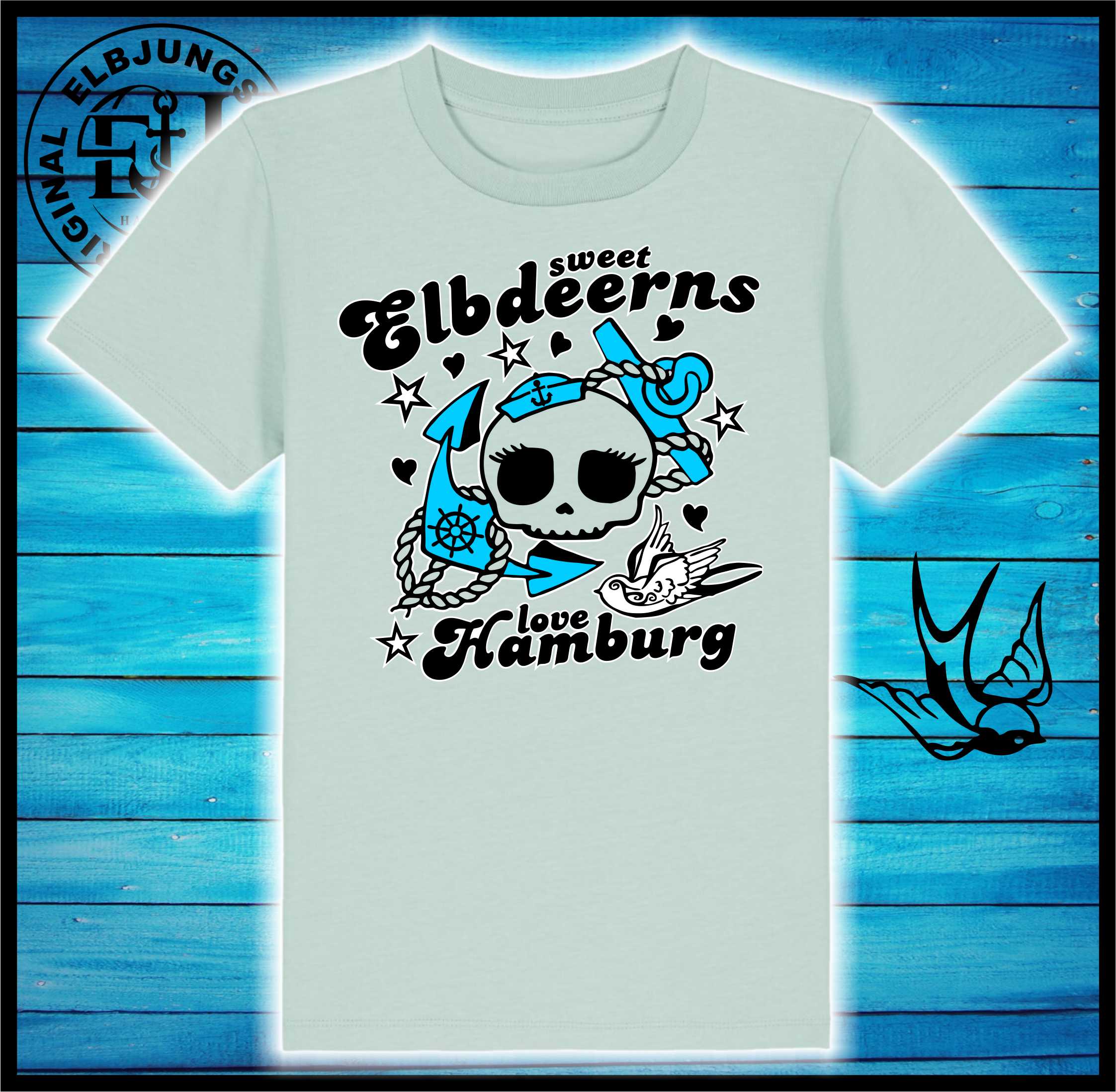 Kindershirt "sweet Elbdeerns" - Kids Organic Shirt