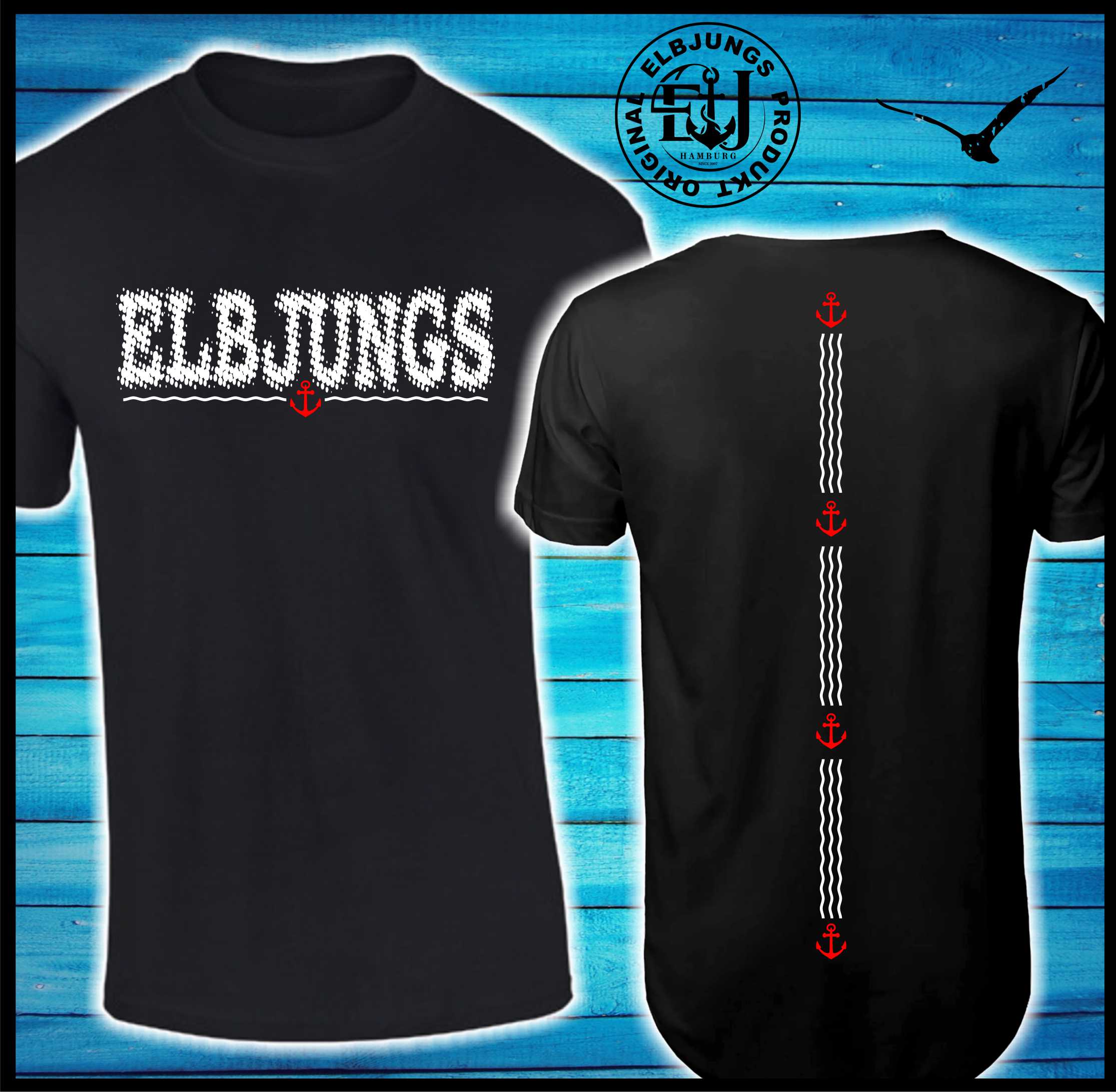 Elbjungs "Welle" - Heavy Cotton T-Shirt
