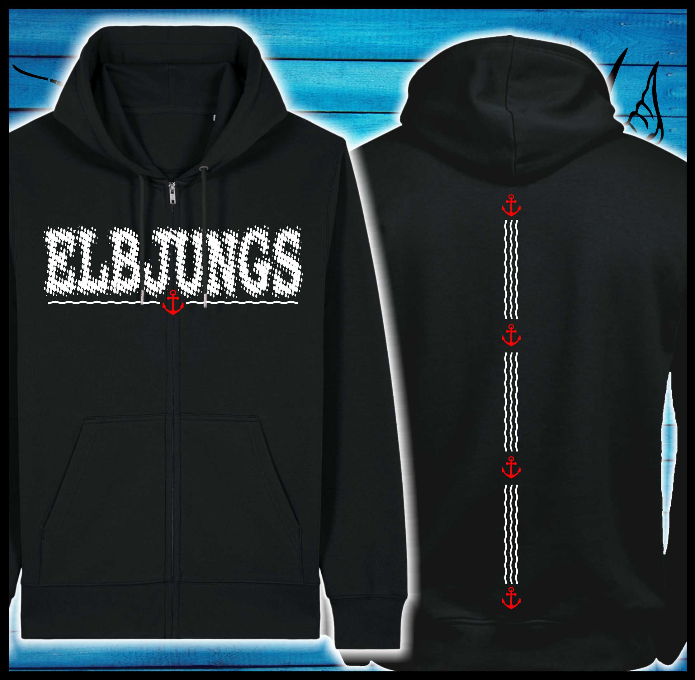Elbjungs "Welle" - Zipper