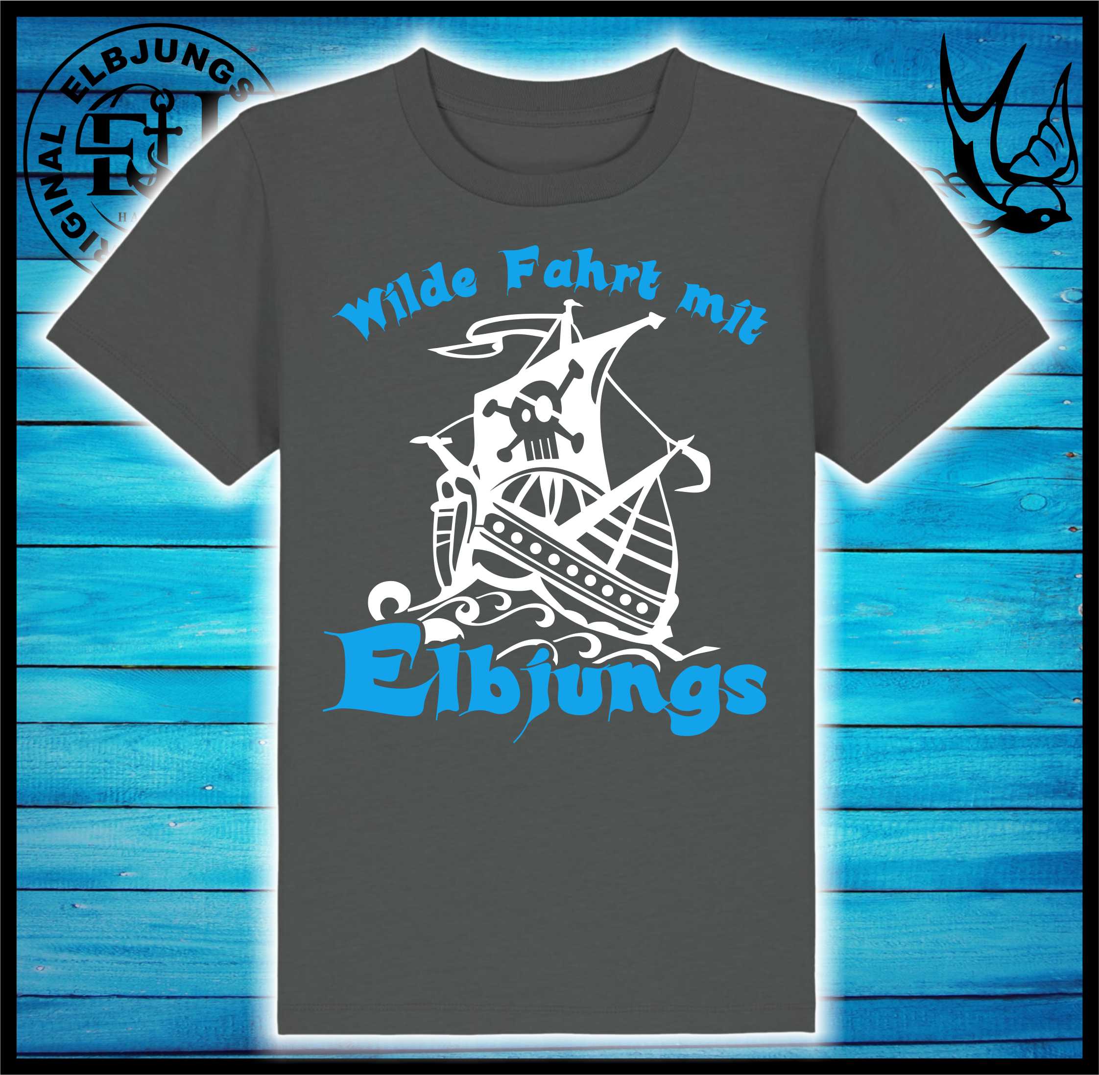 Kindershirt "Wilde Fahrt" - Kids Organic Shirt