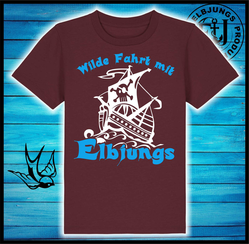 Kindershirt "Wilde Fahrt" - Kids Organic Shirt