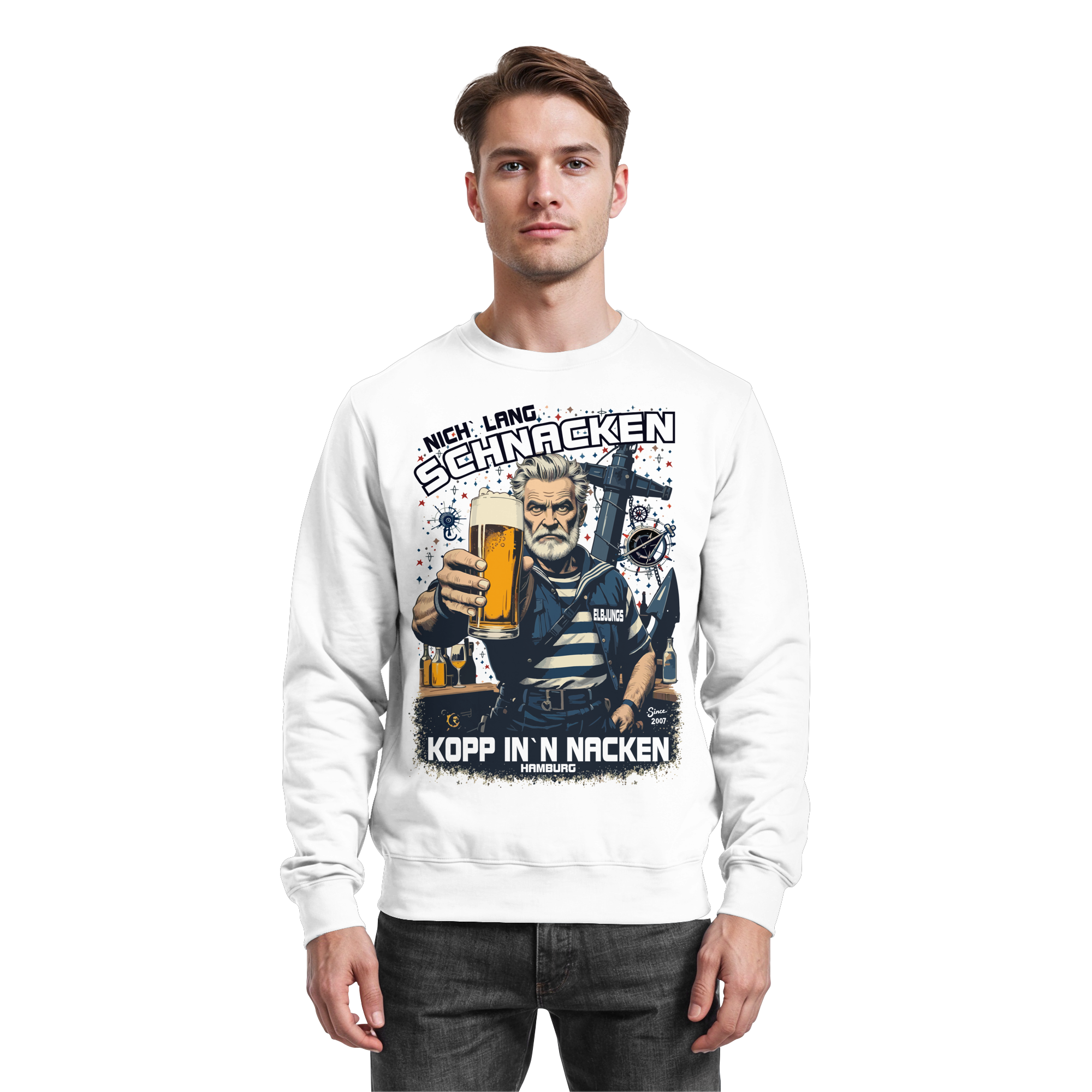 Elbjungs - KOPP IN`N NACKEN - Sweatshirt