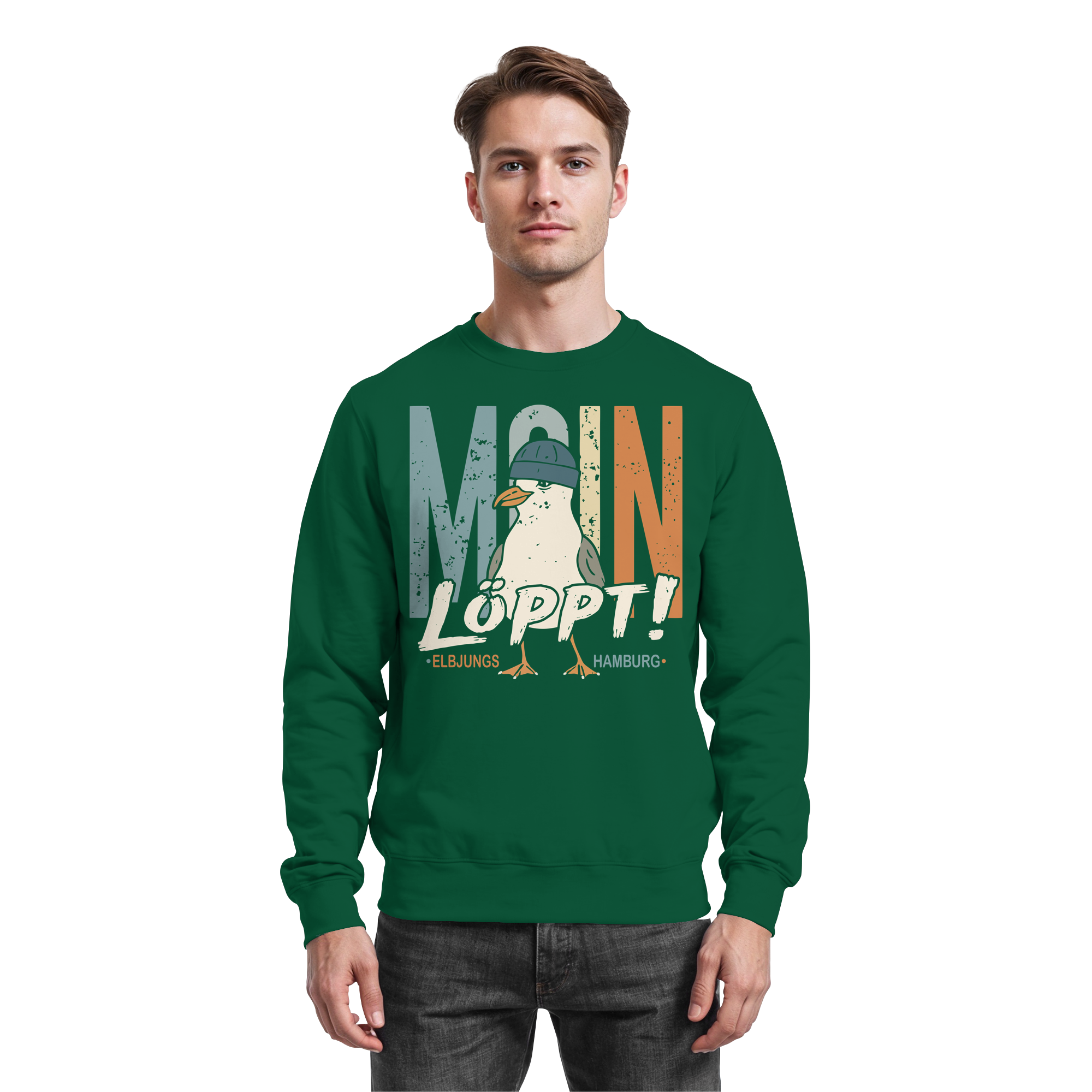Elbjungs - MOIN ...löppt! - Sweatshirt